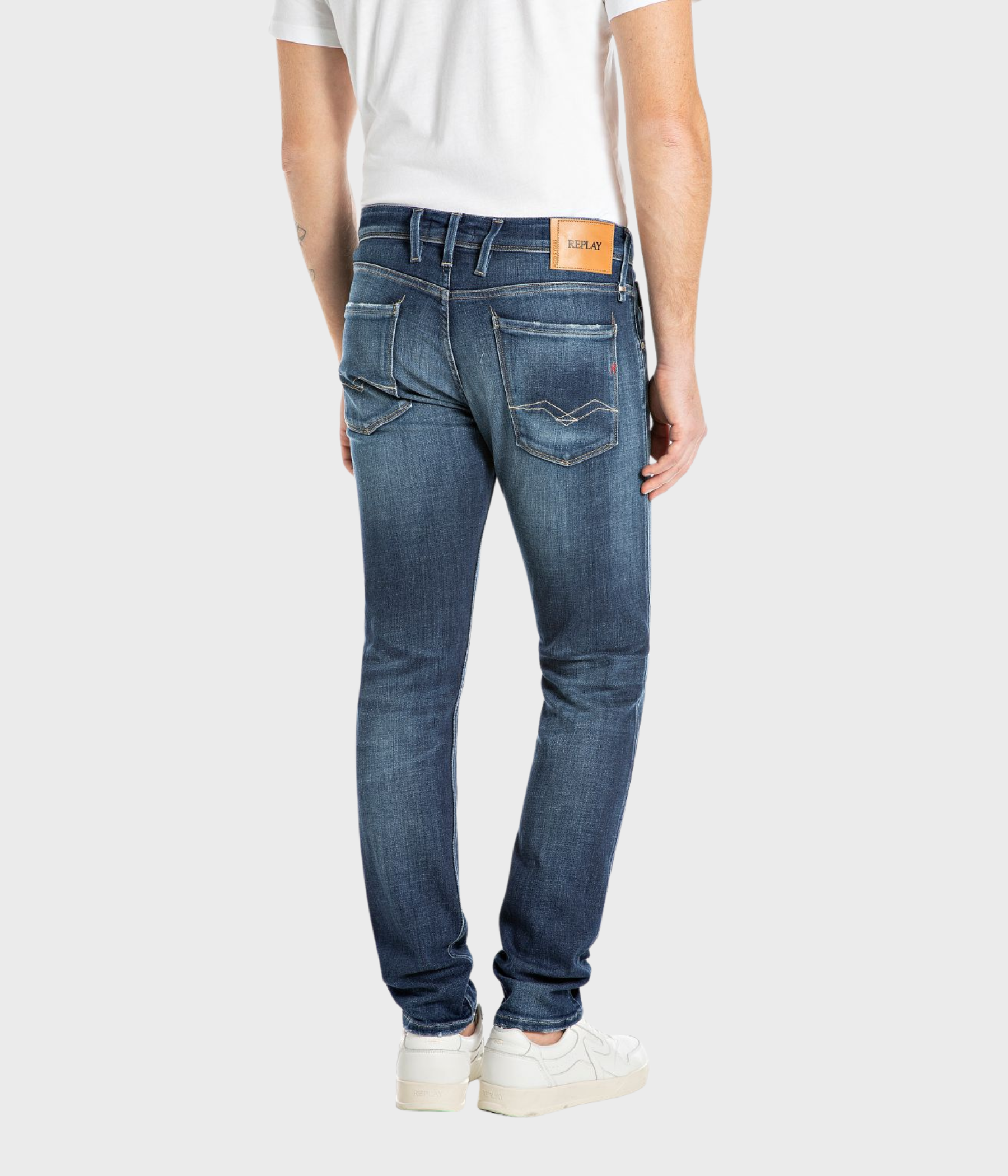 Trousers Anbass Aged. (007 DARK BLUE Light tone)
