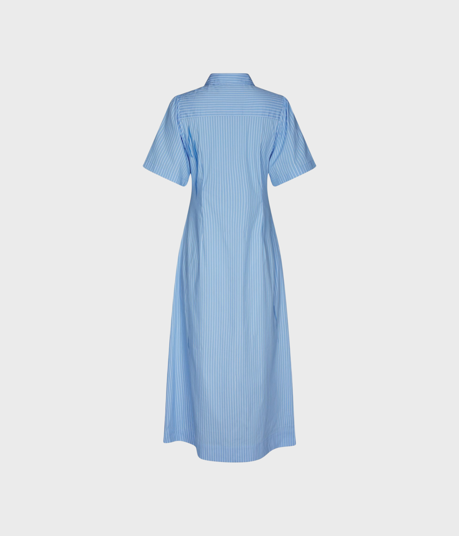 Baia Stripe Poplin Dress (145 Light Blue)