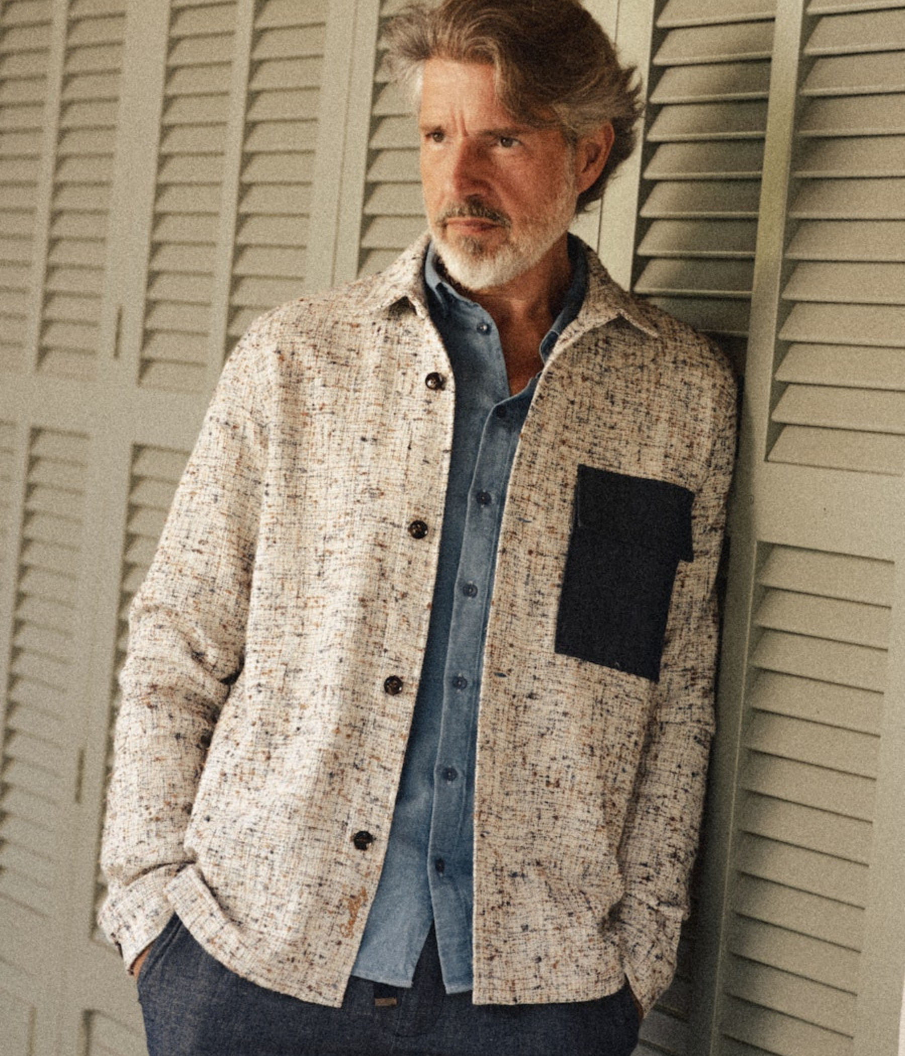 Mmgwilson Nep Overshirt (180 Ecru)