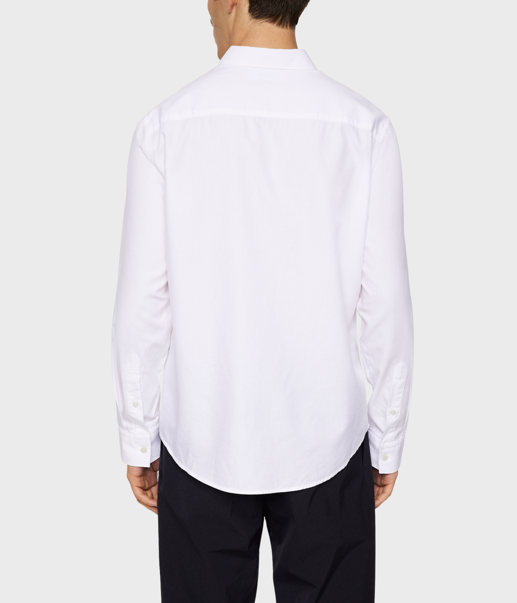 Slim LS Cotton Tencel Shirt (0000 White)