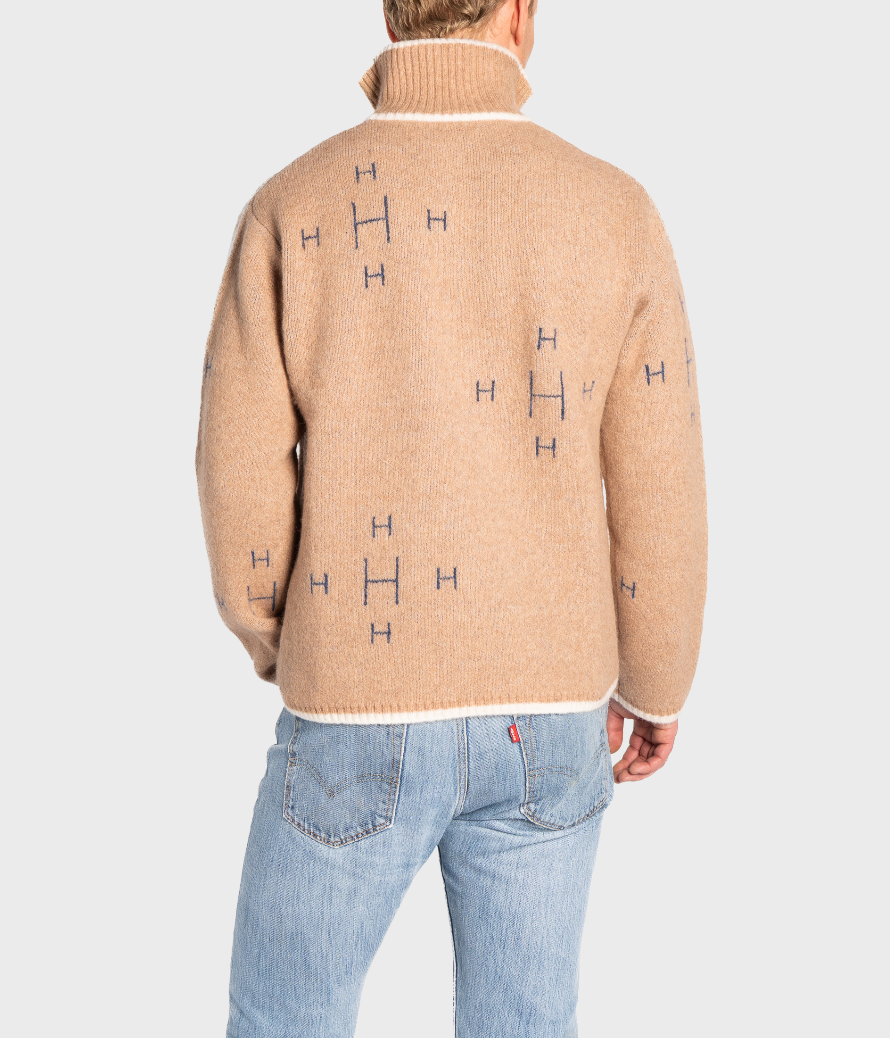 Iben Half Zip (6518 Beige Melange)