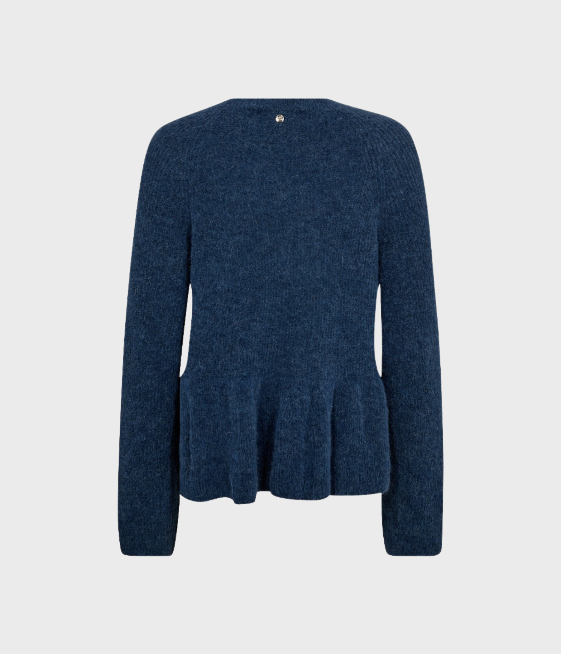 Mmthora O-Neck Frill Knit (244 Ensign Blue)