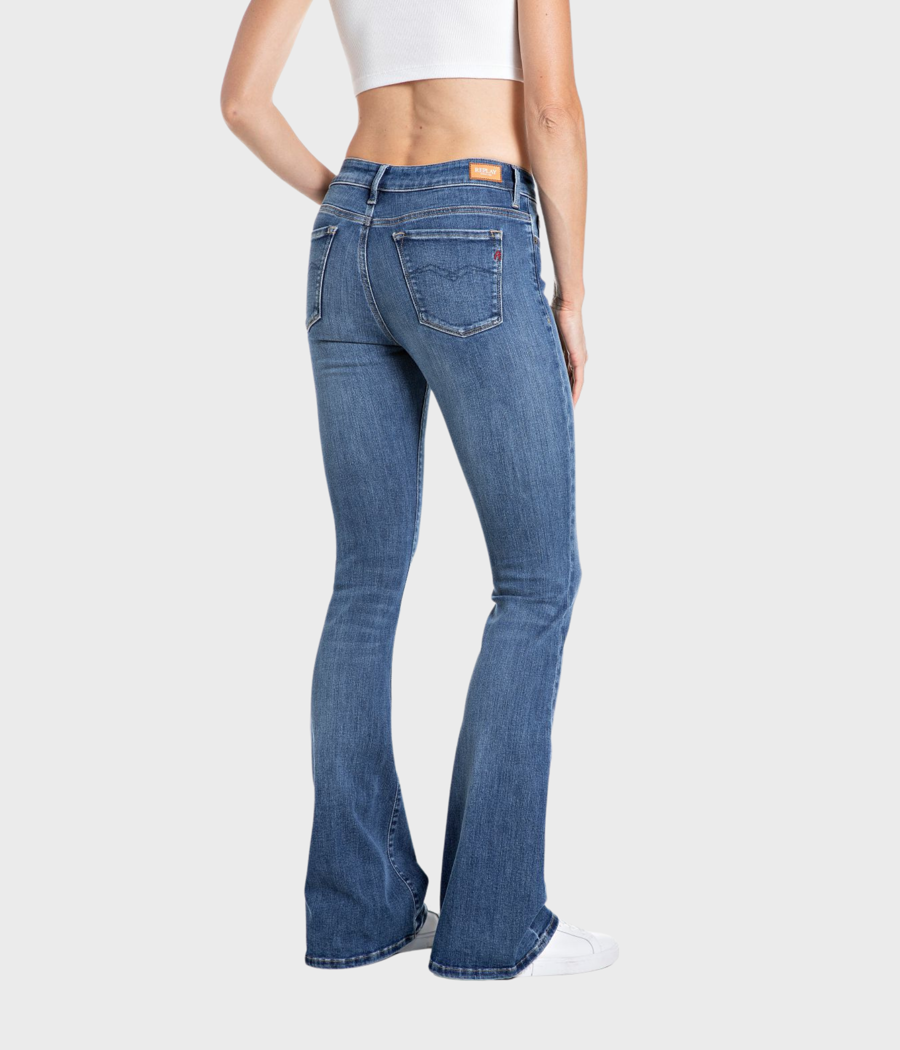 JOELLA Flare (009 MEDIUM BLUE dark enzymatic stone wash)