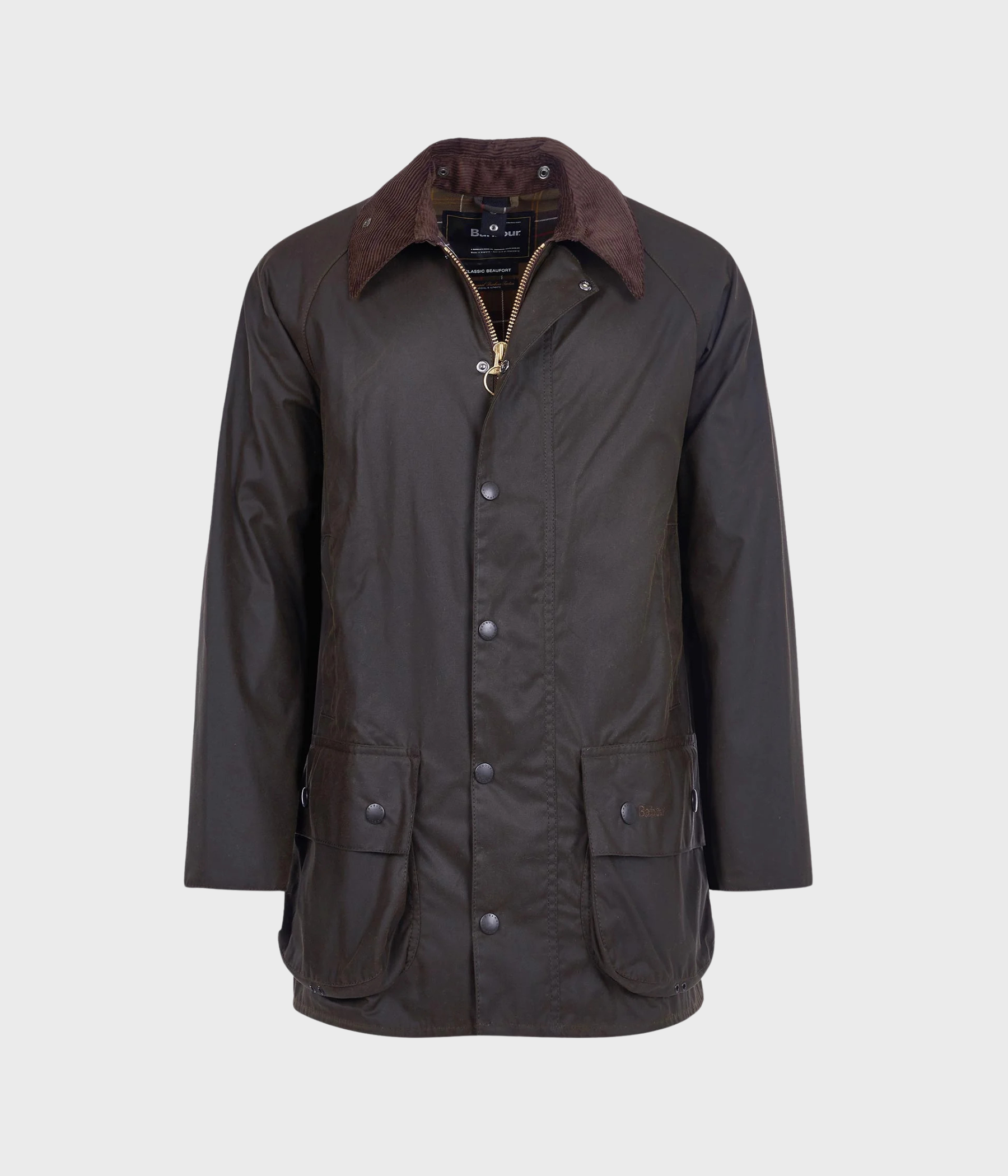 Classic Beaufort Wax Jacket. (OL71 Olive)