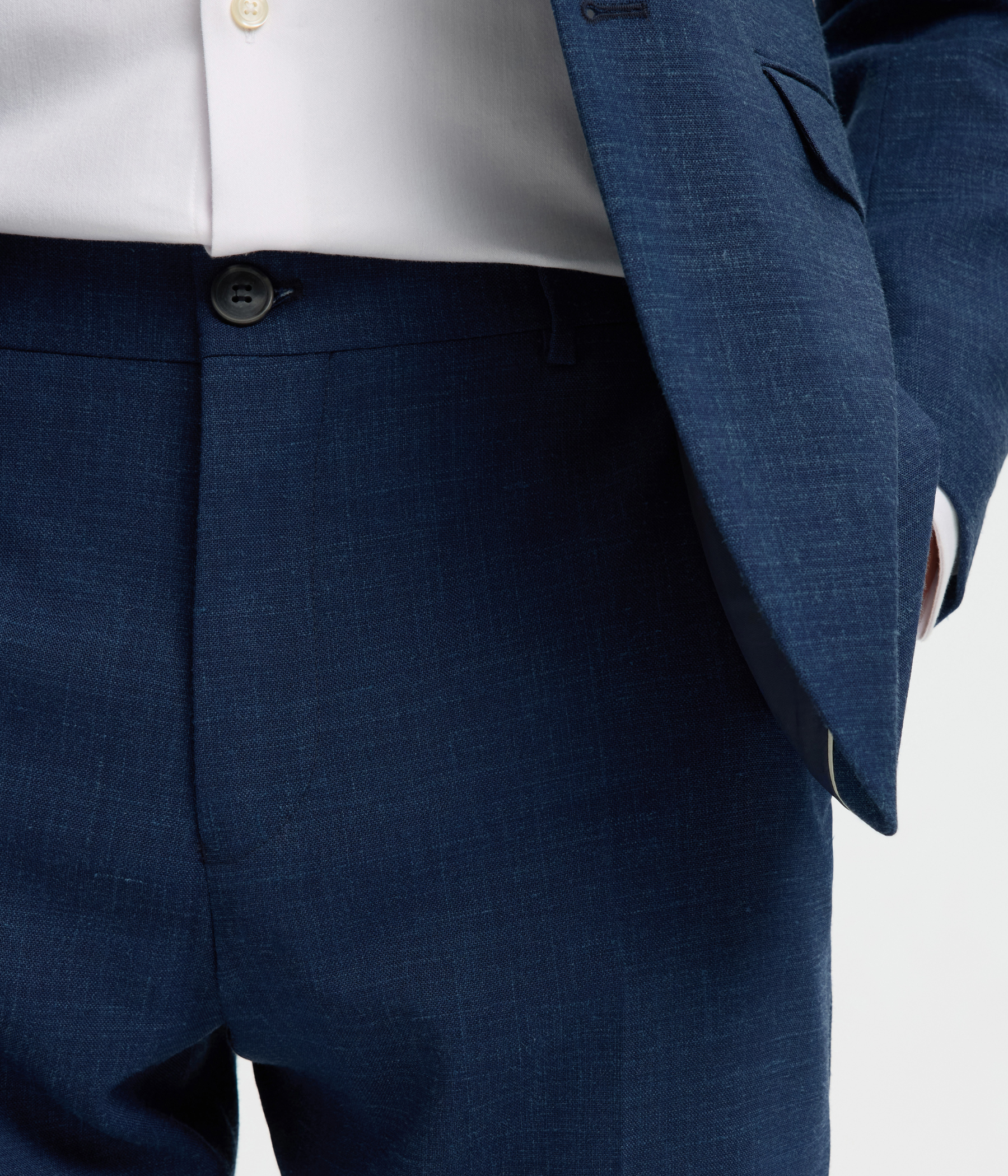 SLHSLIM-OASIS LINEN TRS NOOS. (Dark Navy)