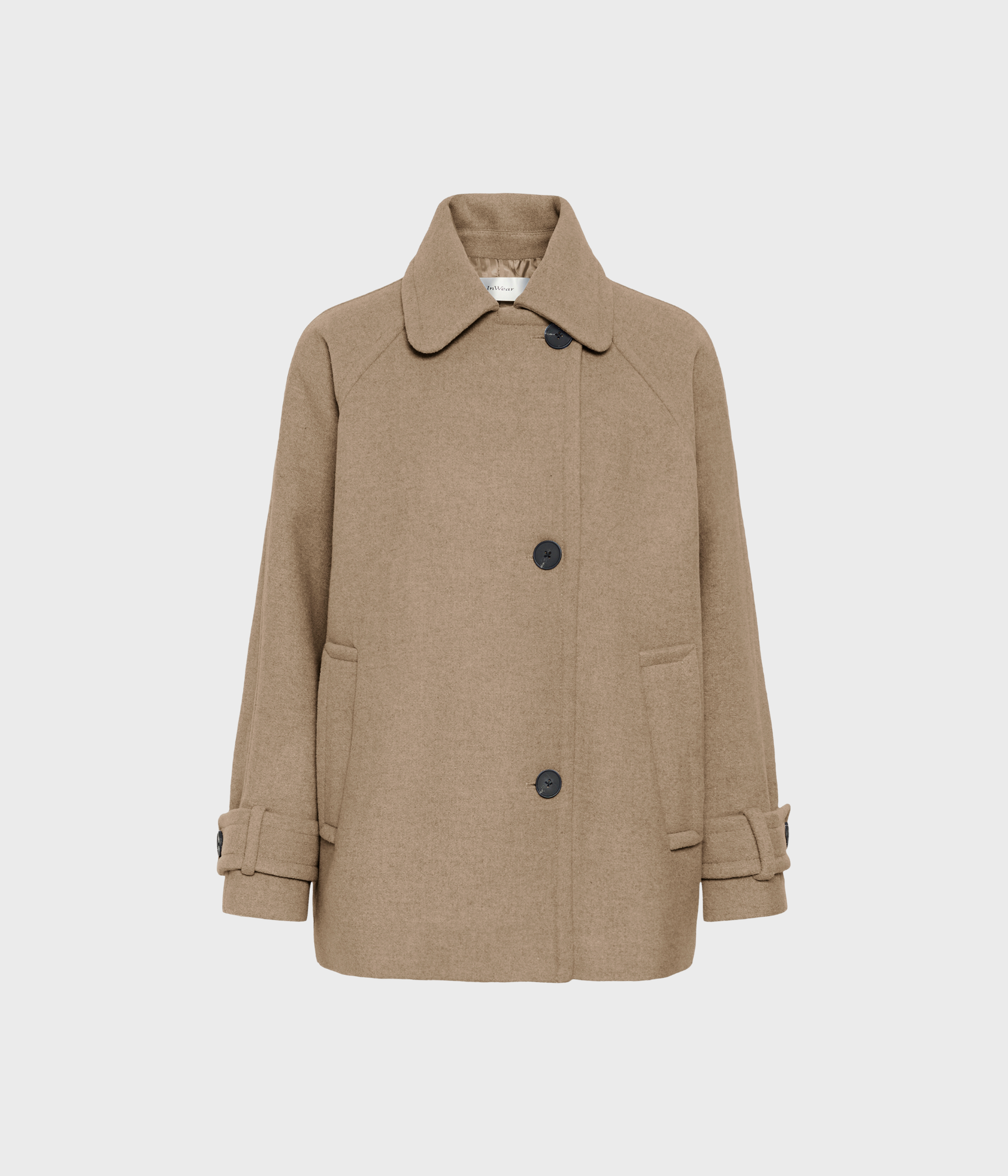 Thoraiw Minona Coat R (1813041 Sandy Grey Melange)
