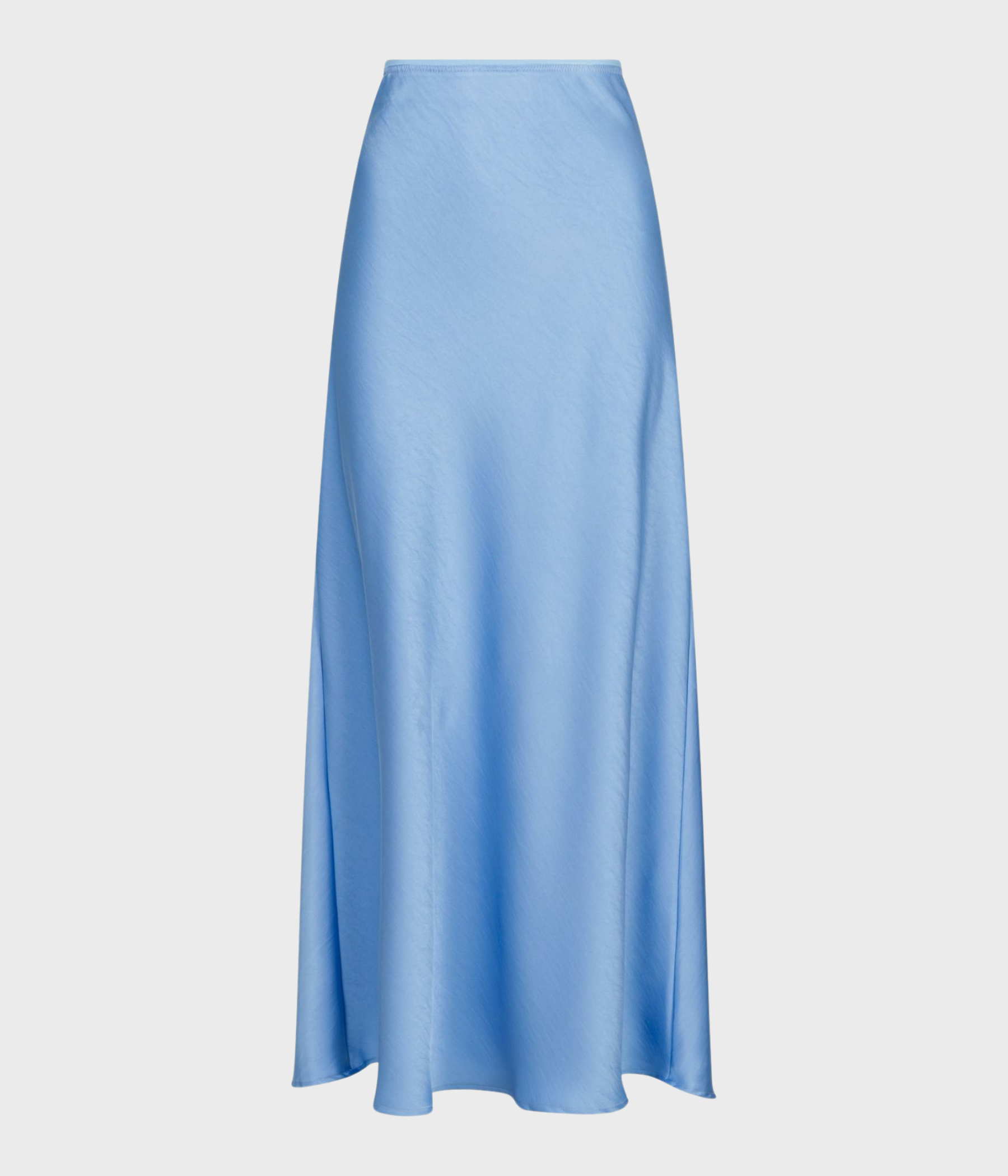 Vicky Heavy Sateen Skirt (142 Dusty blue)