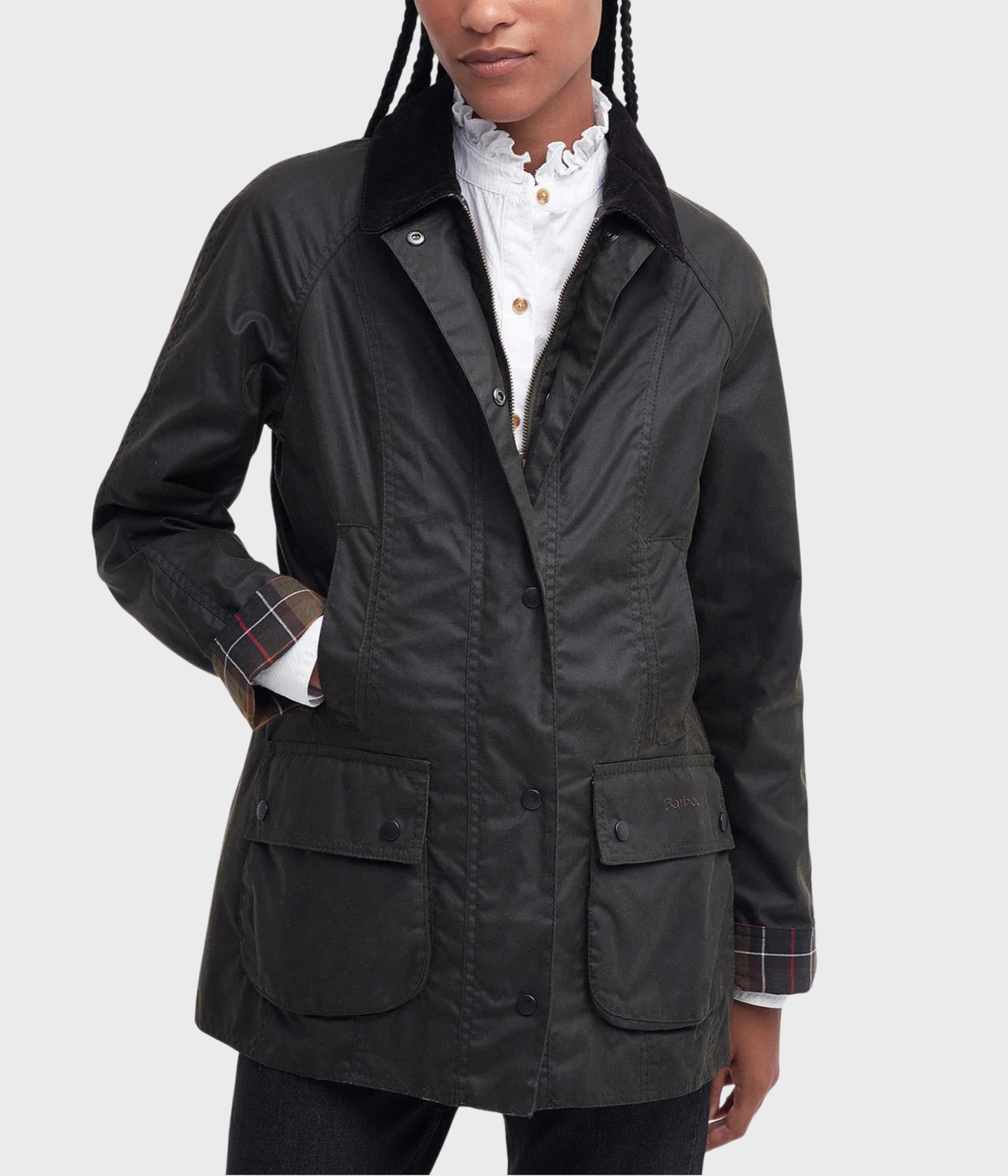 Barbour Classic Beadnell Wax Jacket (OL71 Olive)