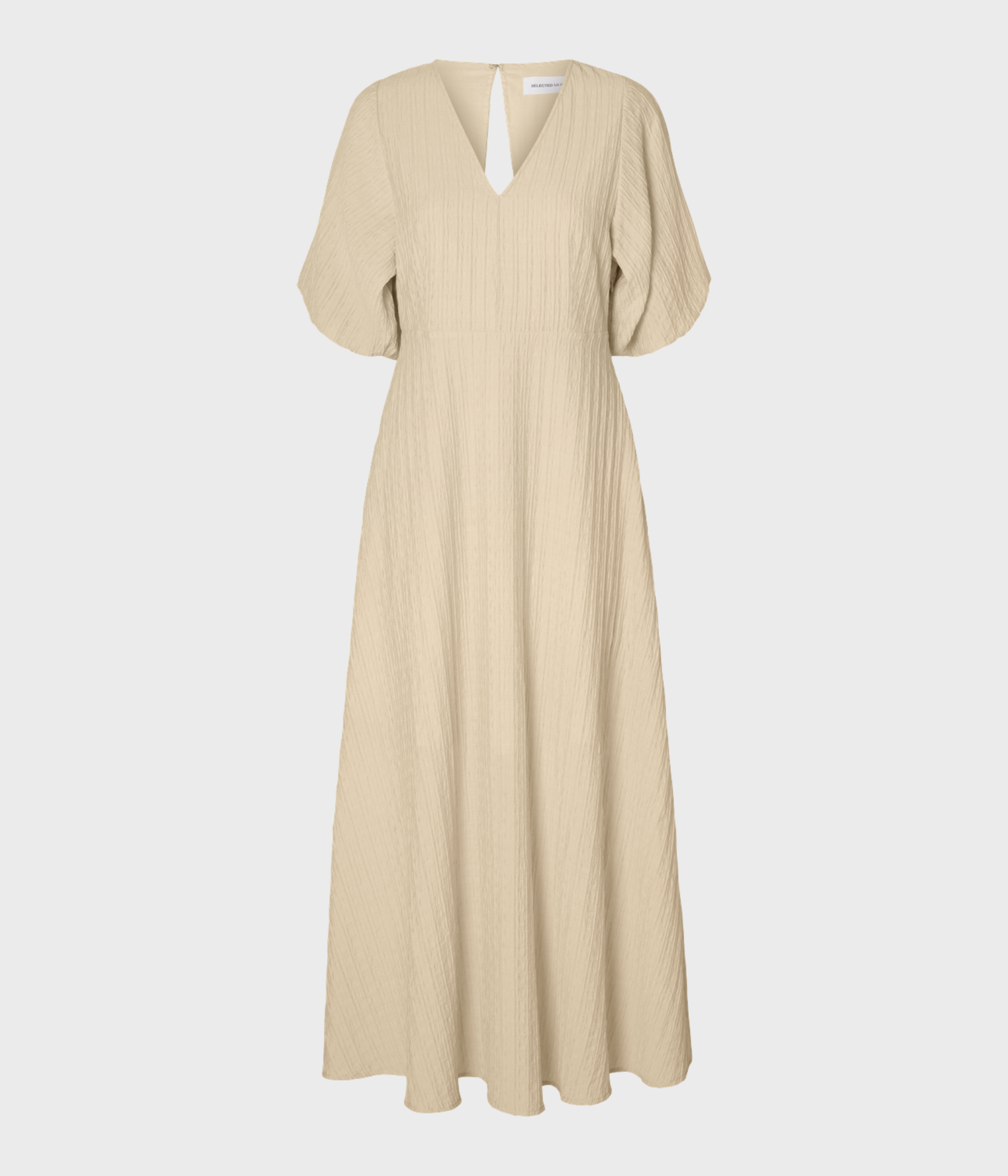 SLFMADDIE SS MIDI DRESS B (Birch)