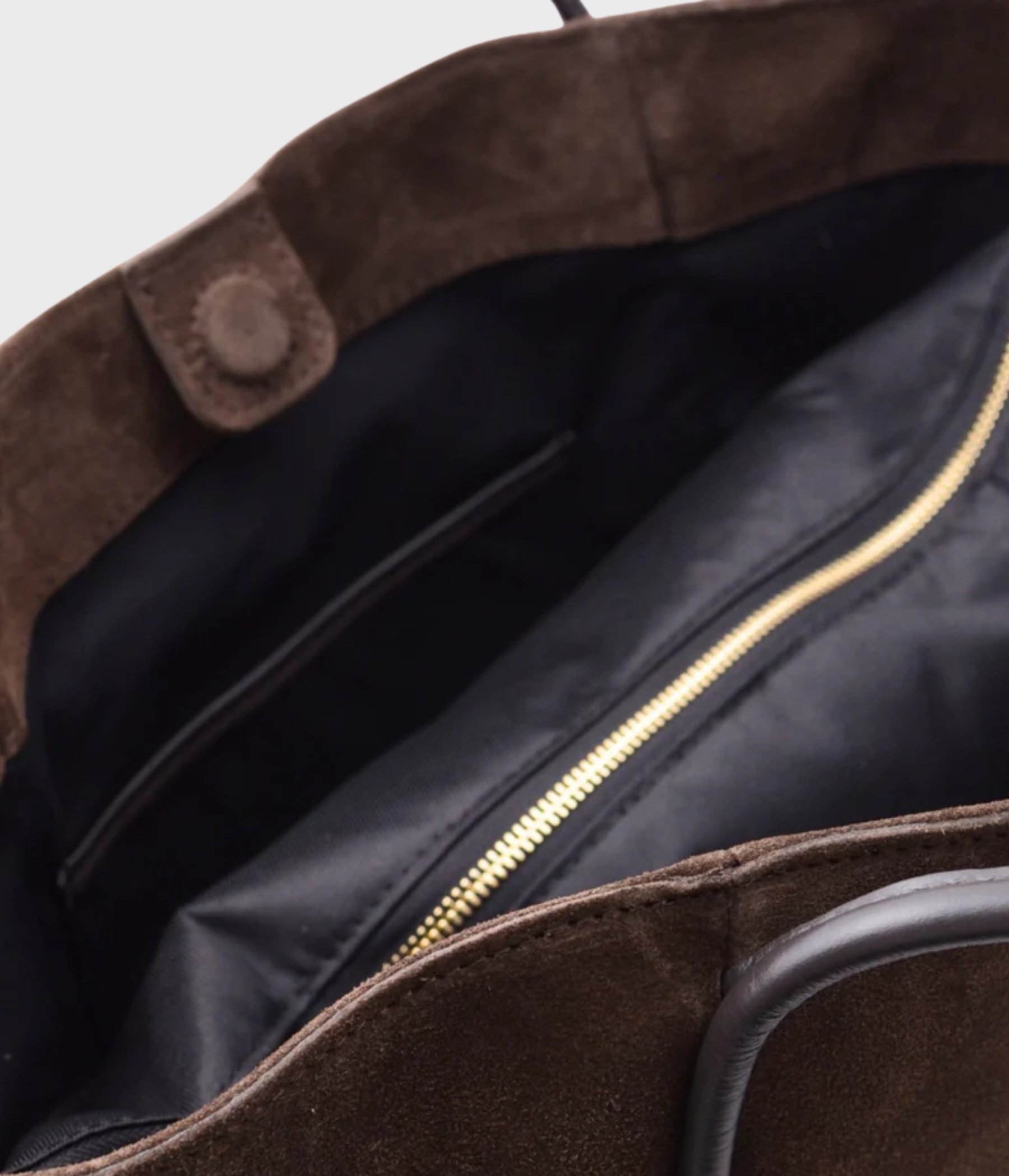 Shoppingväska (Dark brown suede)