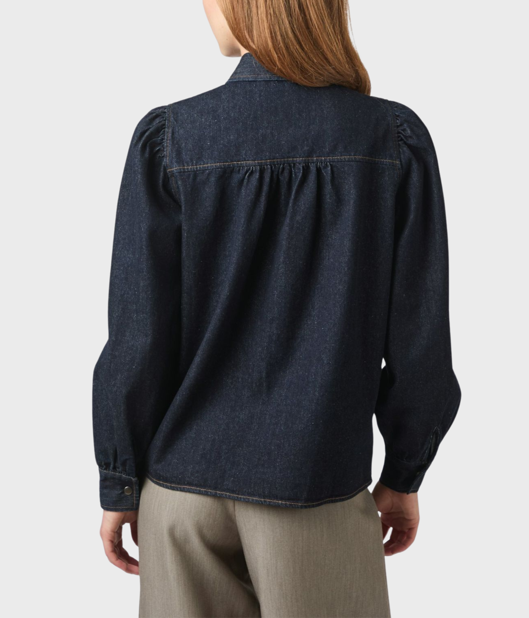 Jessa Denim Shirt (534 DARK BLUE)