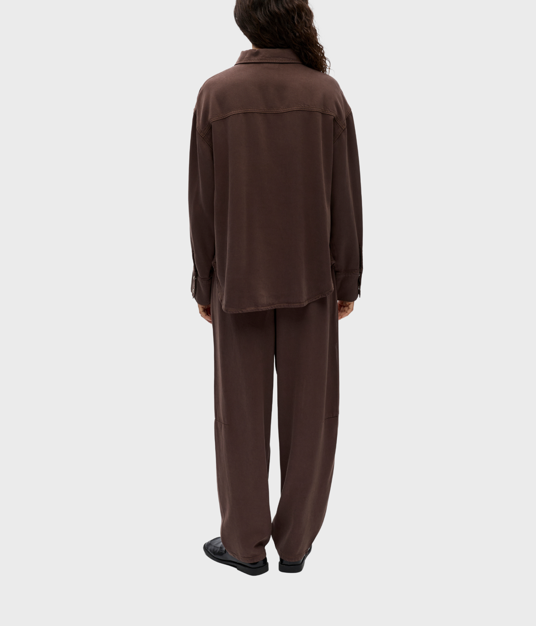 Objframe Zila L/S Re Shirt Noos (Seal Brown)