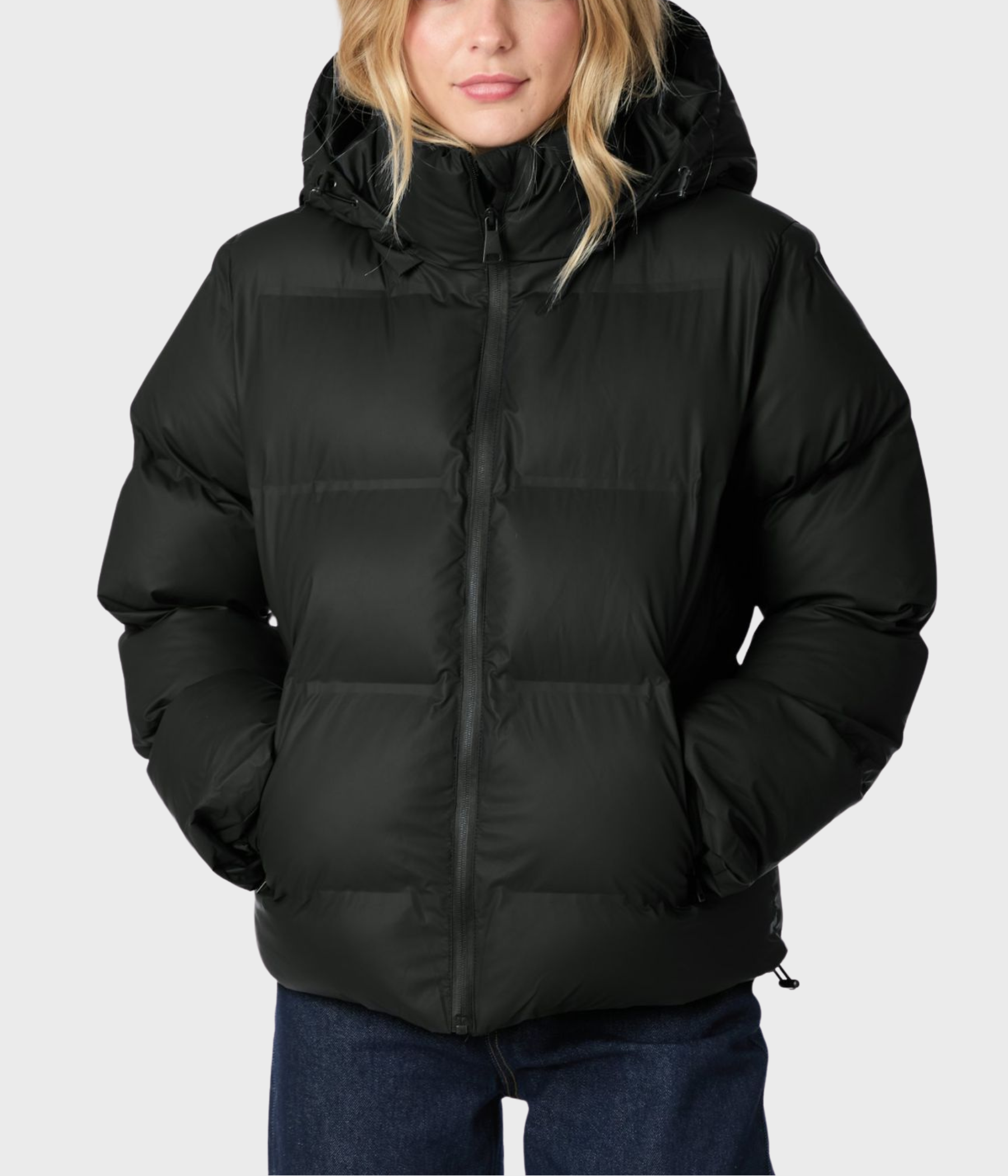 Fox C Puffer Jacket (100 Black)