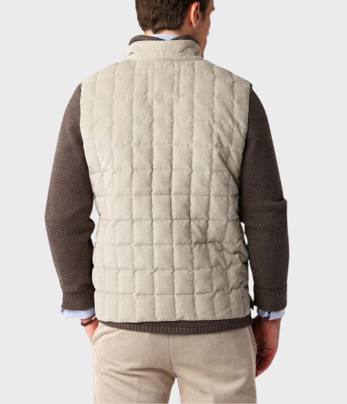 Tech Cord Vest (Light sand)