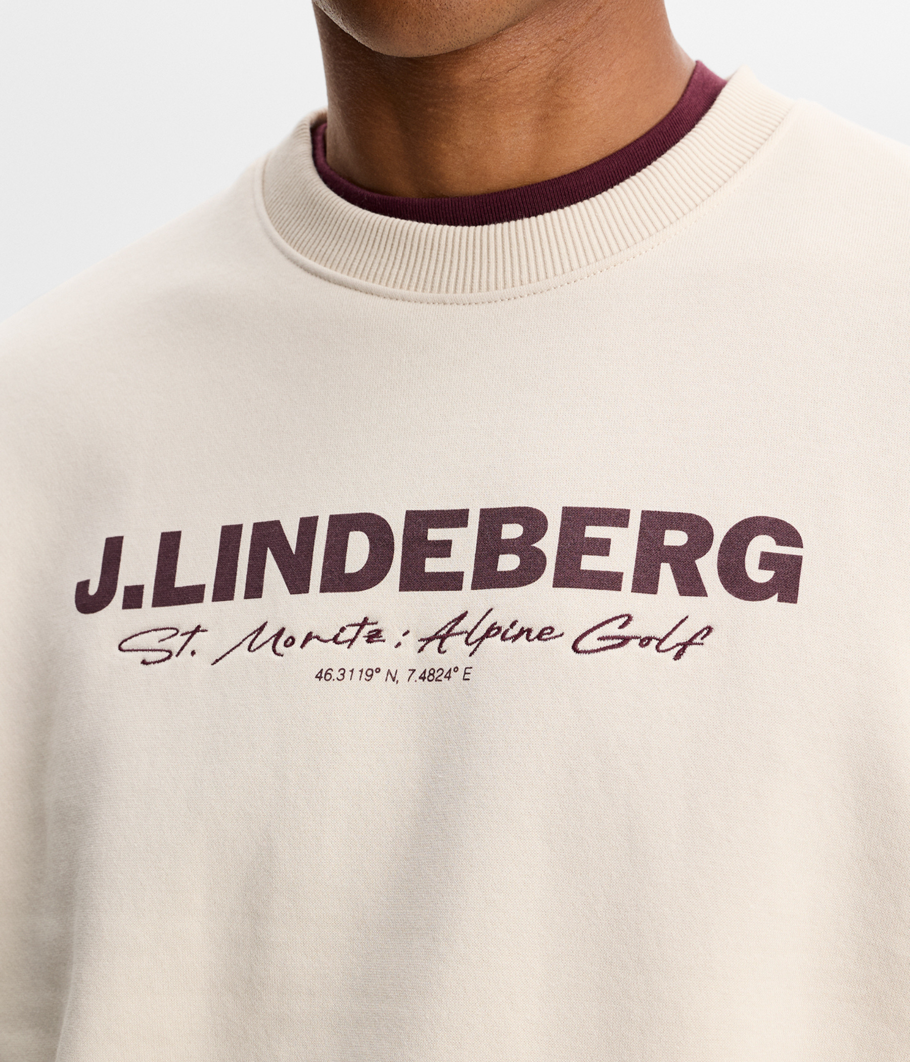 Alpha Graphic Crew Neck (U029 Moonbeam)