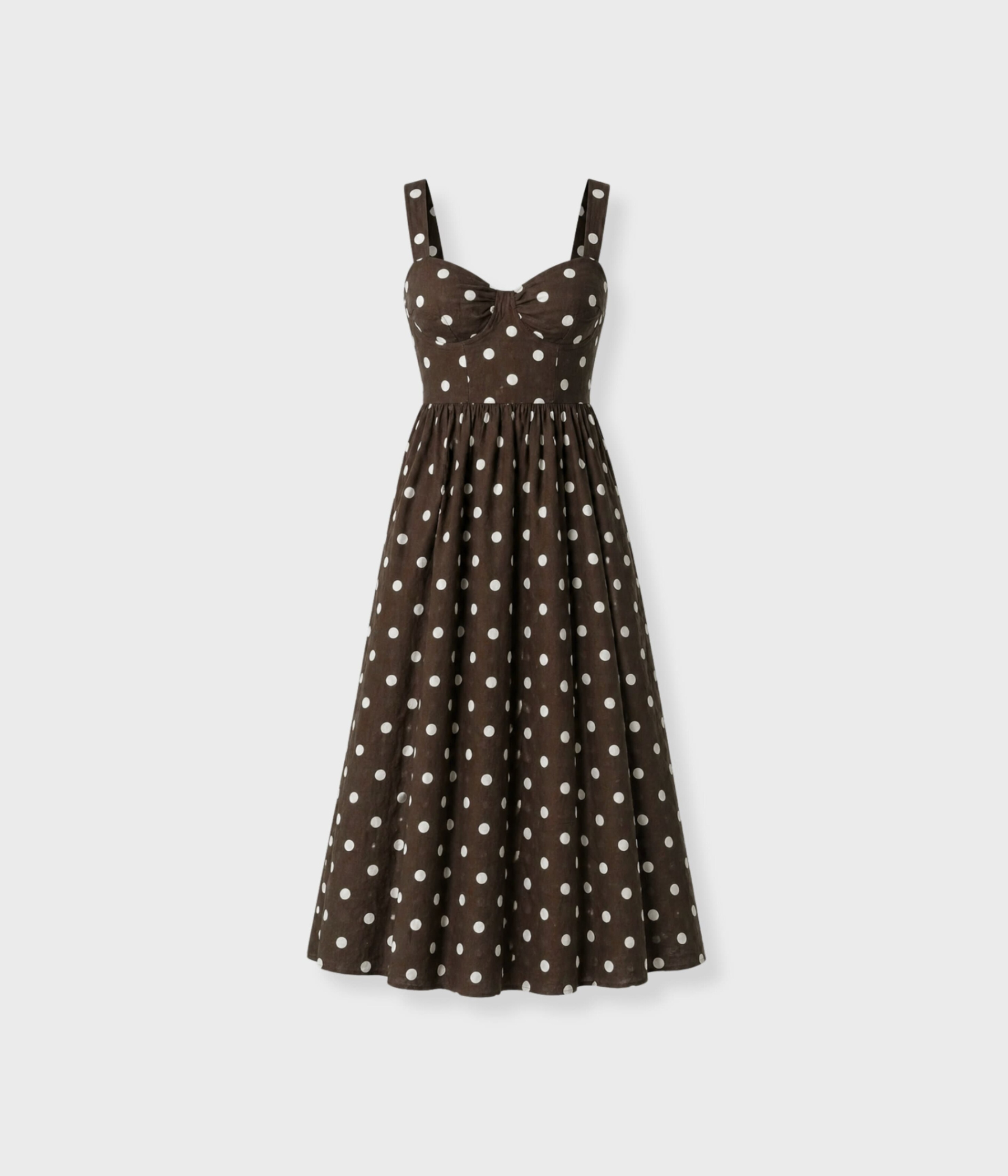 Mirage Dot Dress (Chocolate Dot)