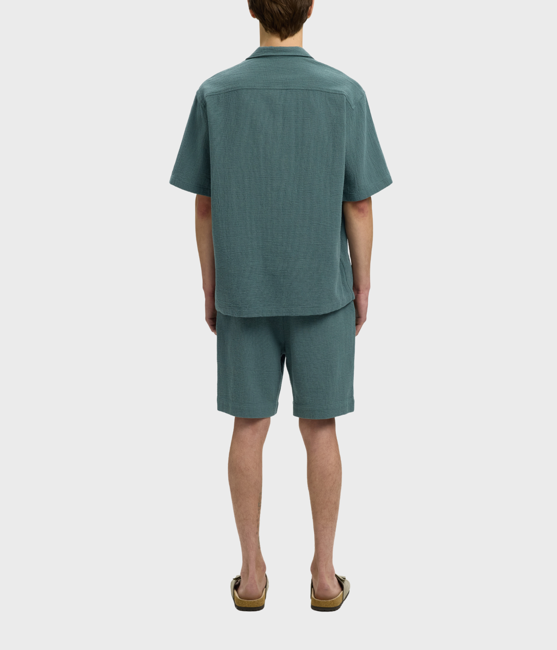 SLHRLXCAL SS SHIRT RESORT (BALSAM GREEN) - D.O. Design Only