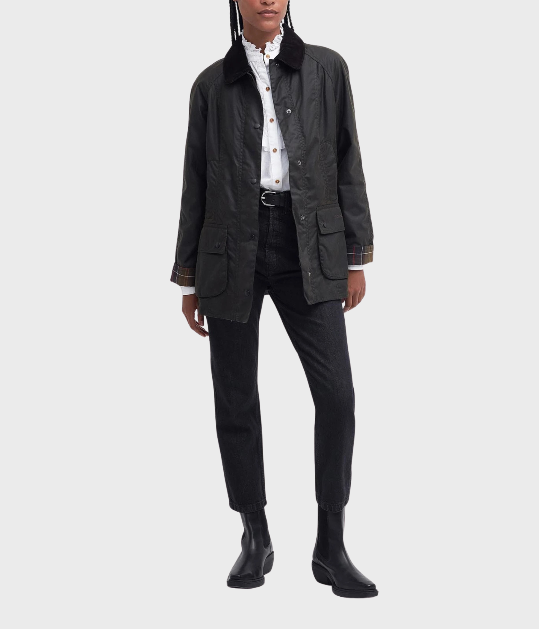 Barbour Classic Beadnell Wax Jacket (OL71 Olive)