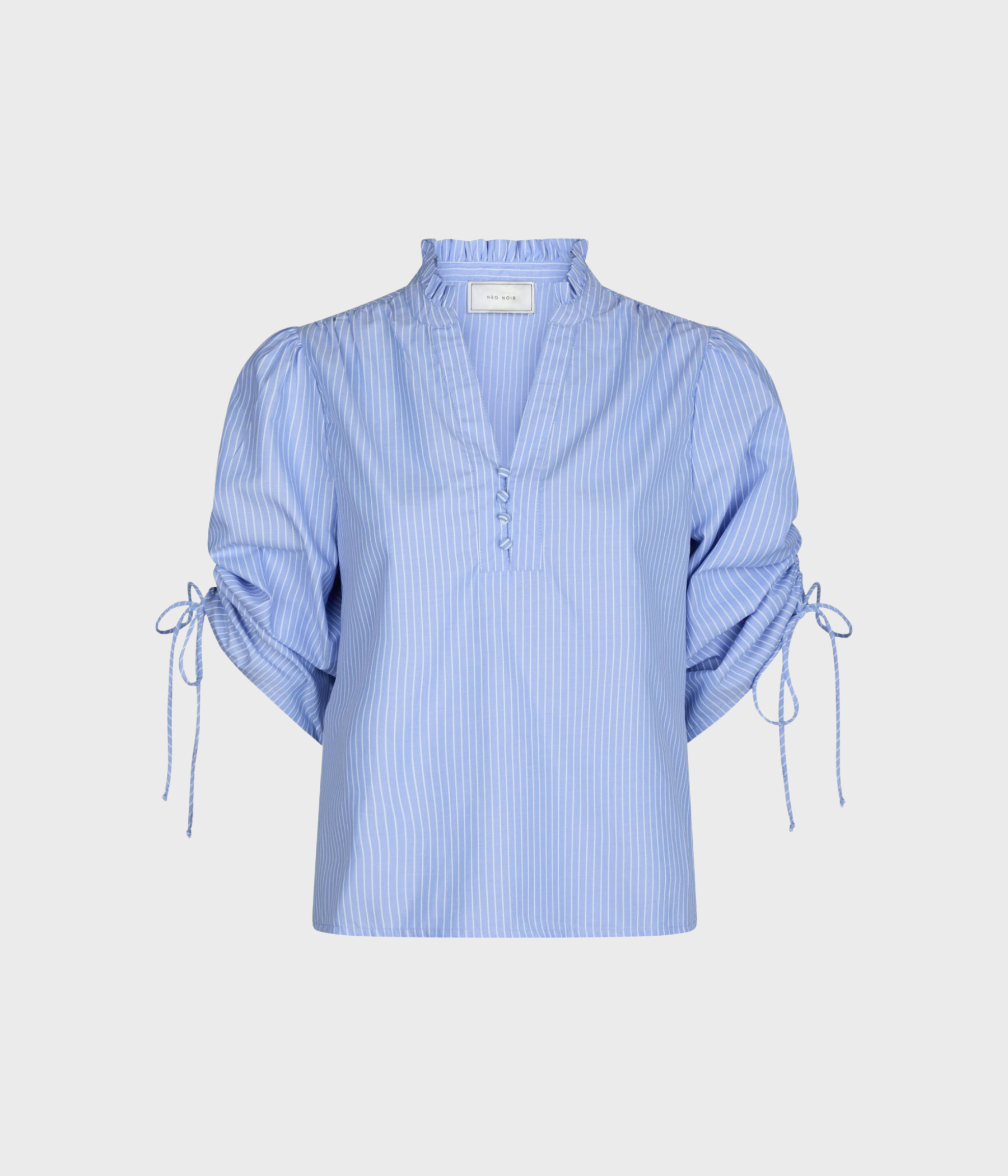 Ratta Stripe Blouse (Sky Blue)