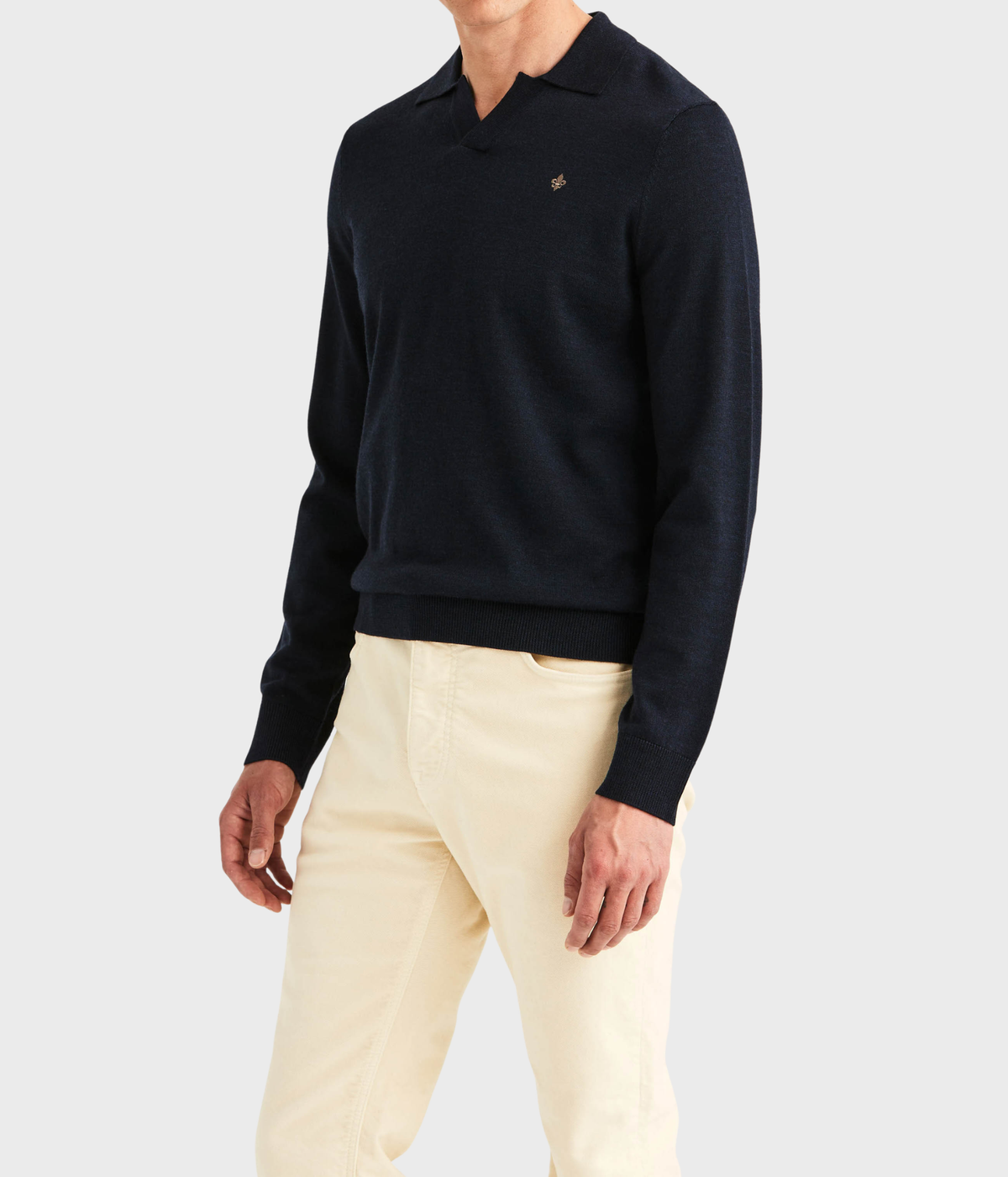 Merino Resort Polo (60 Navy)