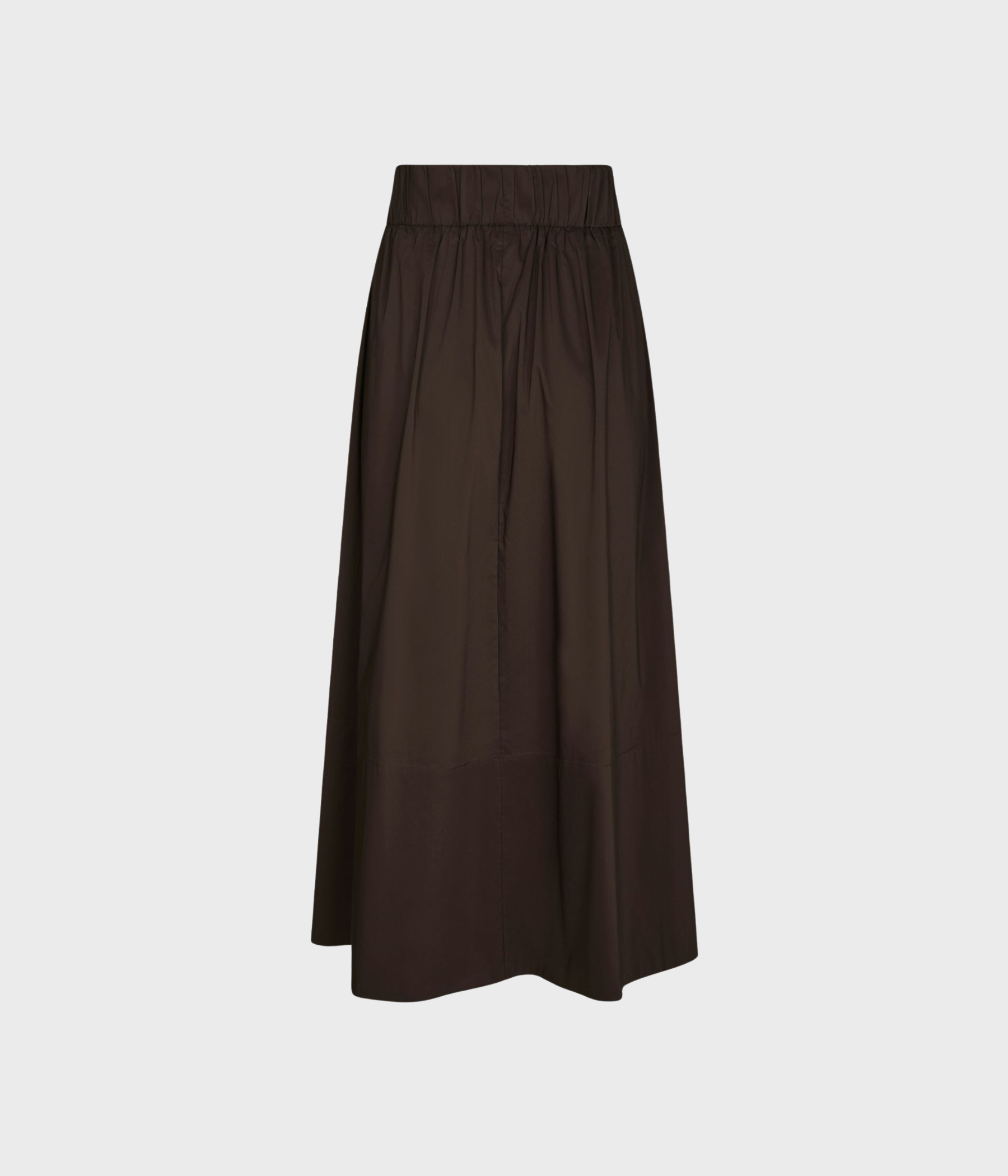 Yara Poplin Skirt. (584 Chocolate Brown)