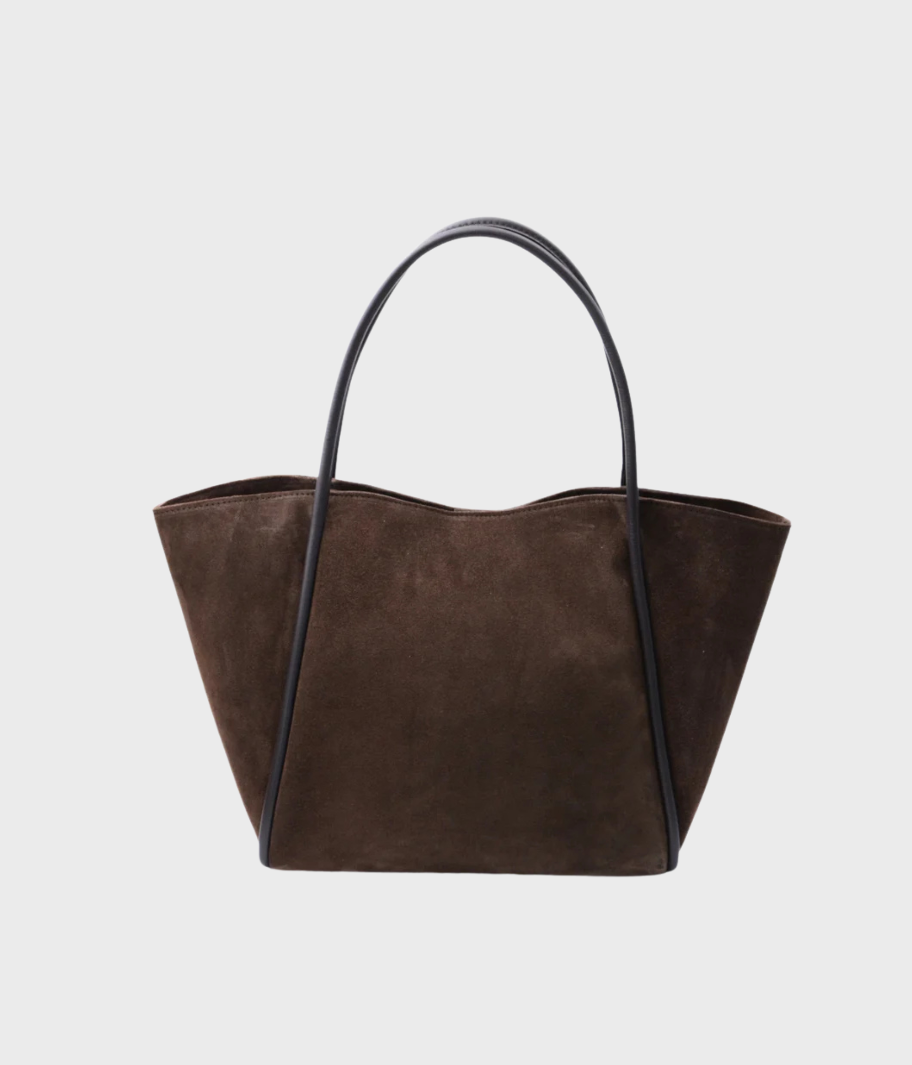 Shoppingväska (Dark brown suede)