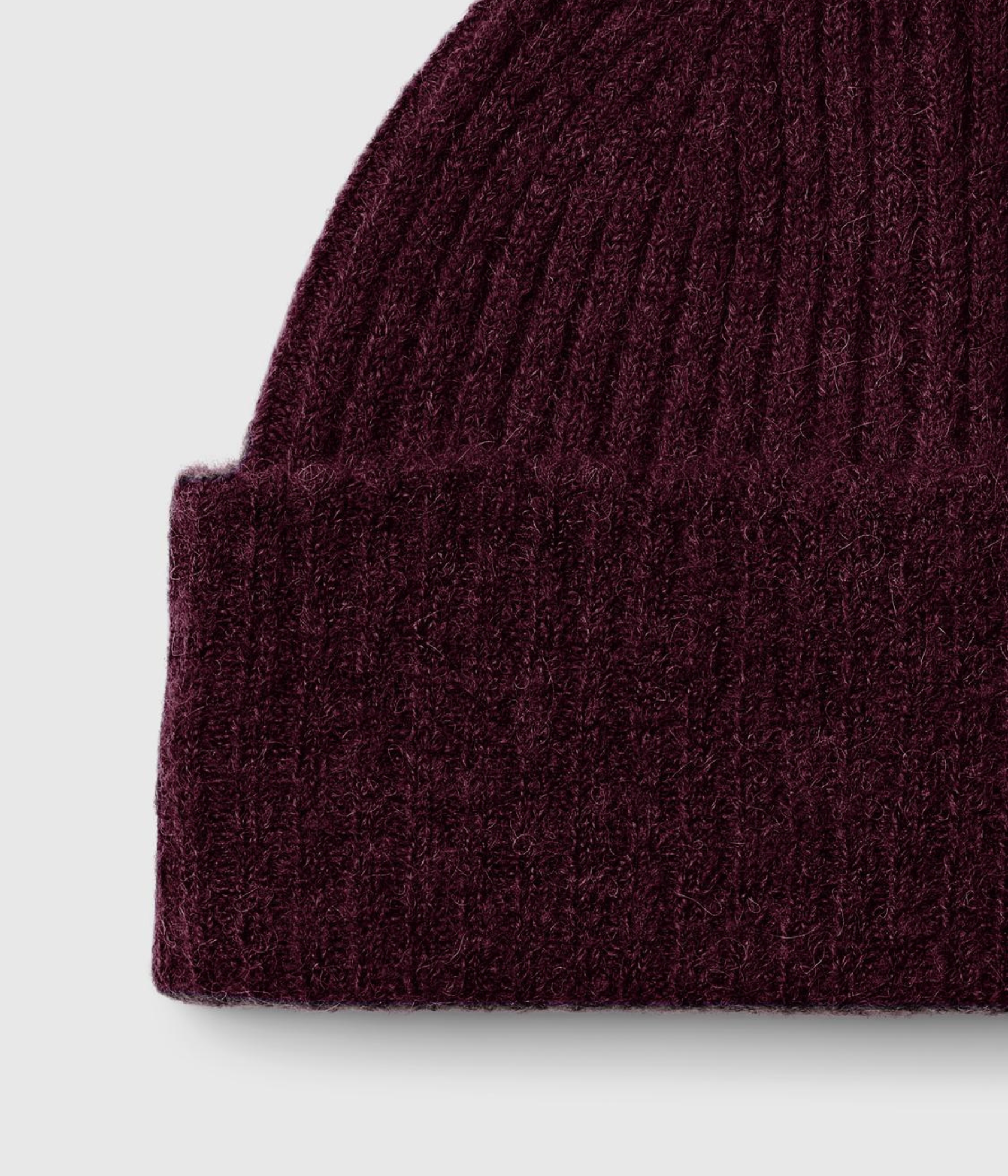SLFLULU WOOL BLEND KNIT BEANIE NOOS (Fig Detail:MELANGE)