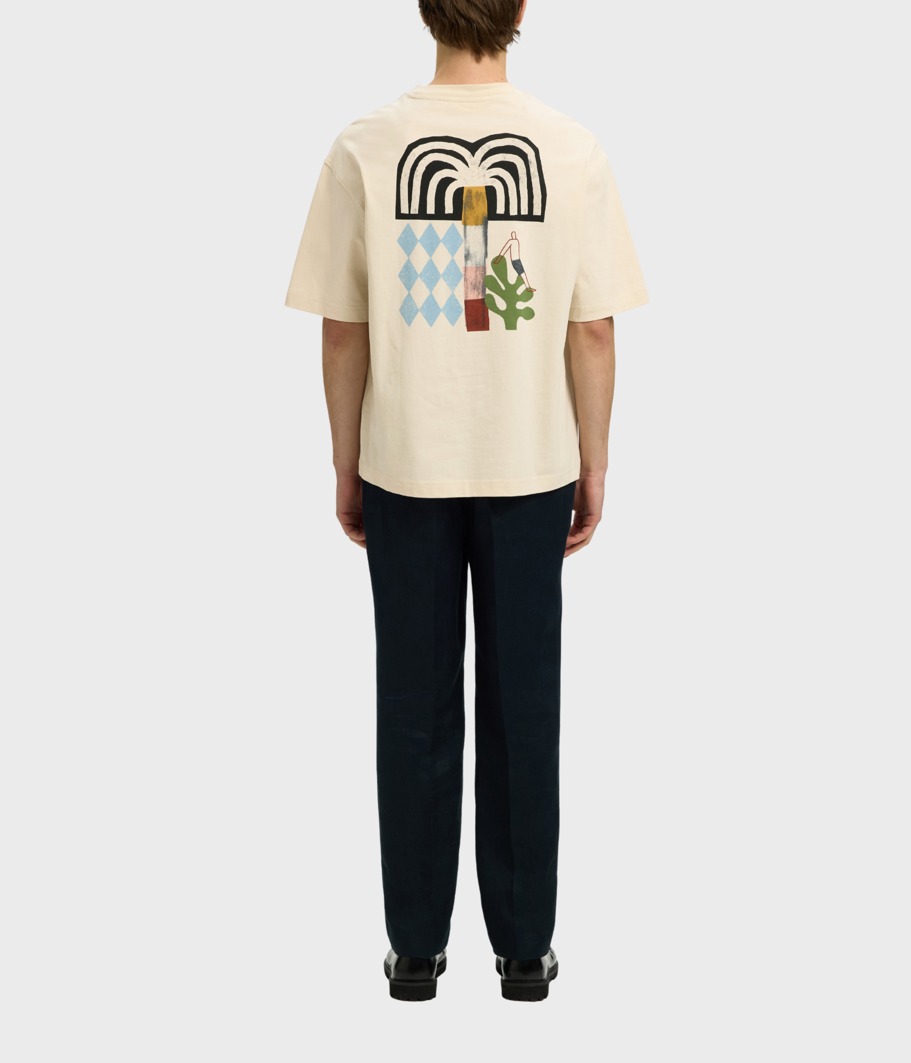 Slhrelaxnorman License Ss Tee (Birch)