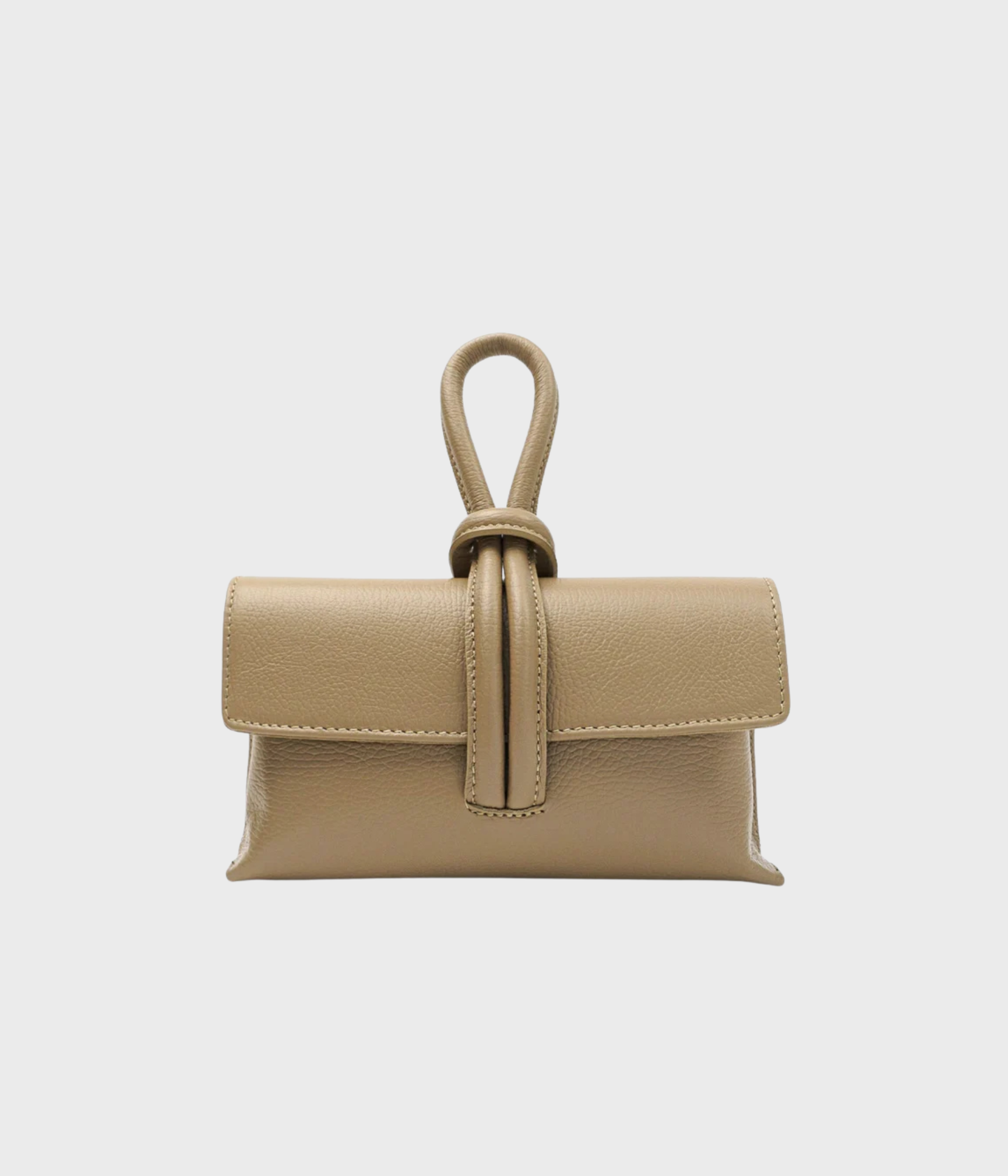 Miniväska I Läder (Taupe)