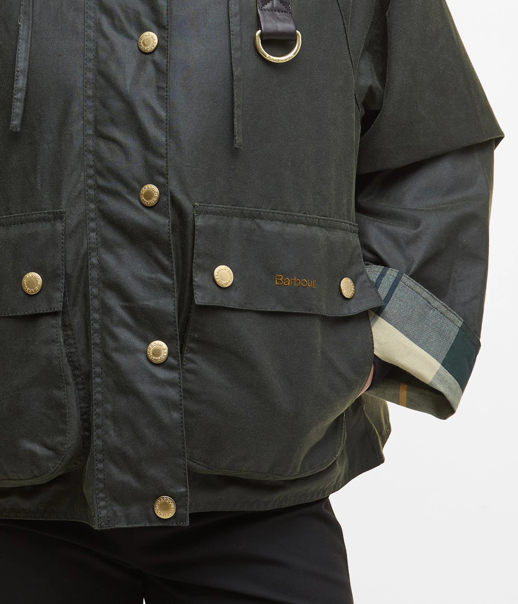 Barbour Reighton Wax Jacket (OL52 Fern/ancient)