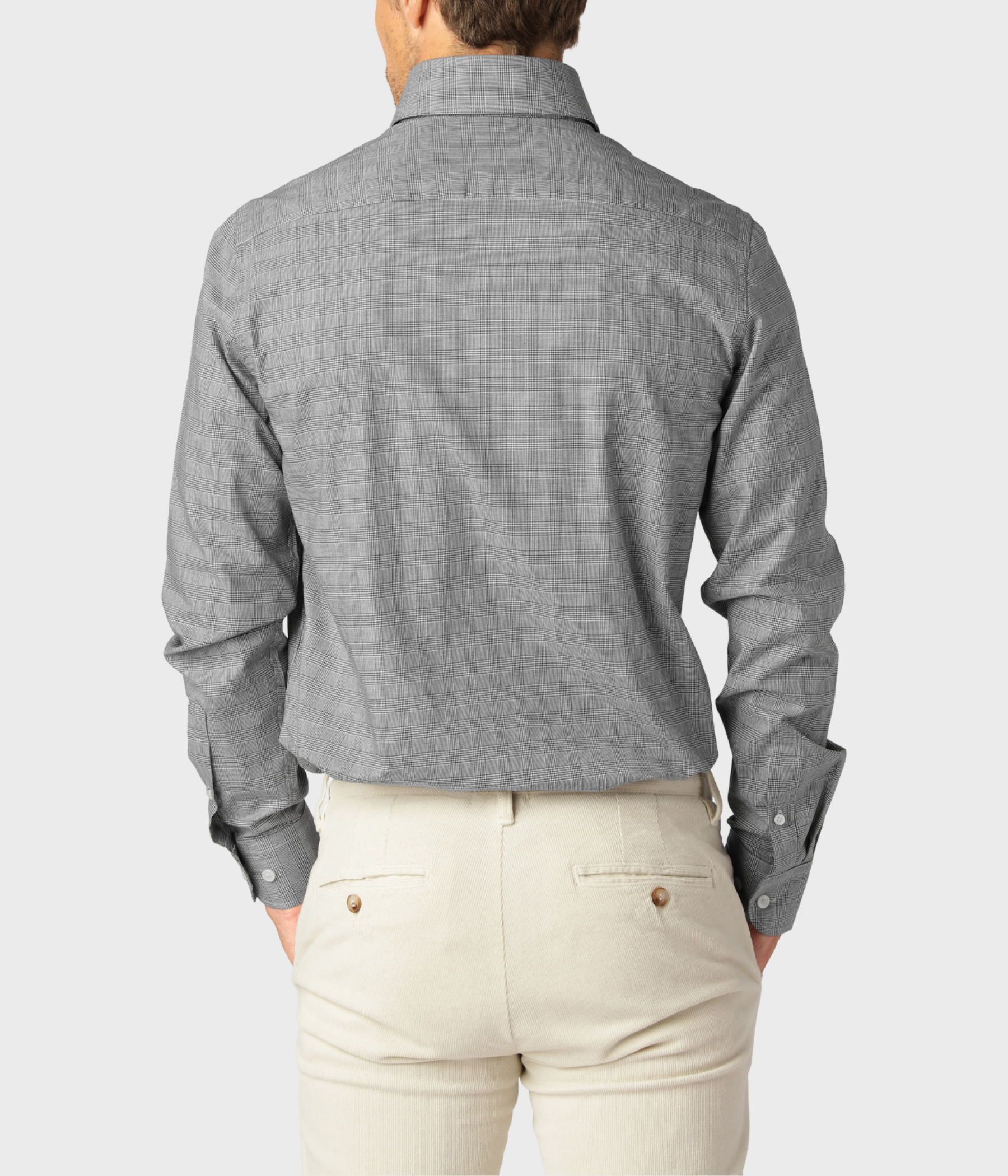 Glencheck Shirt. (grey)