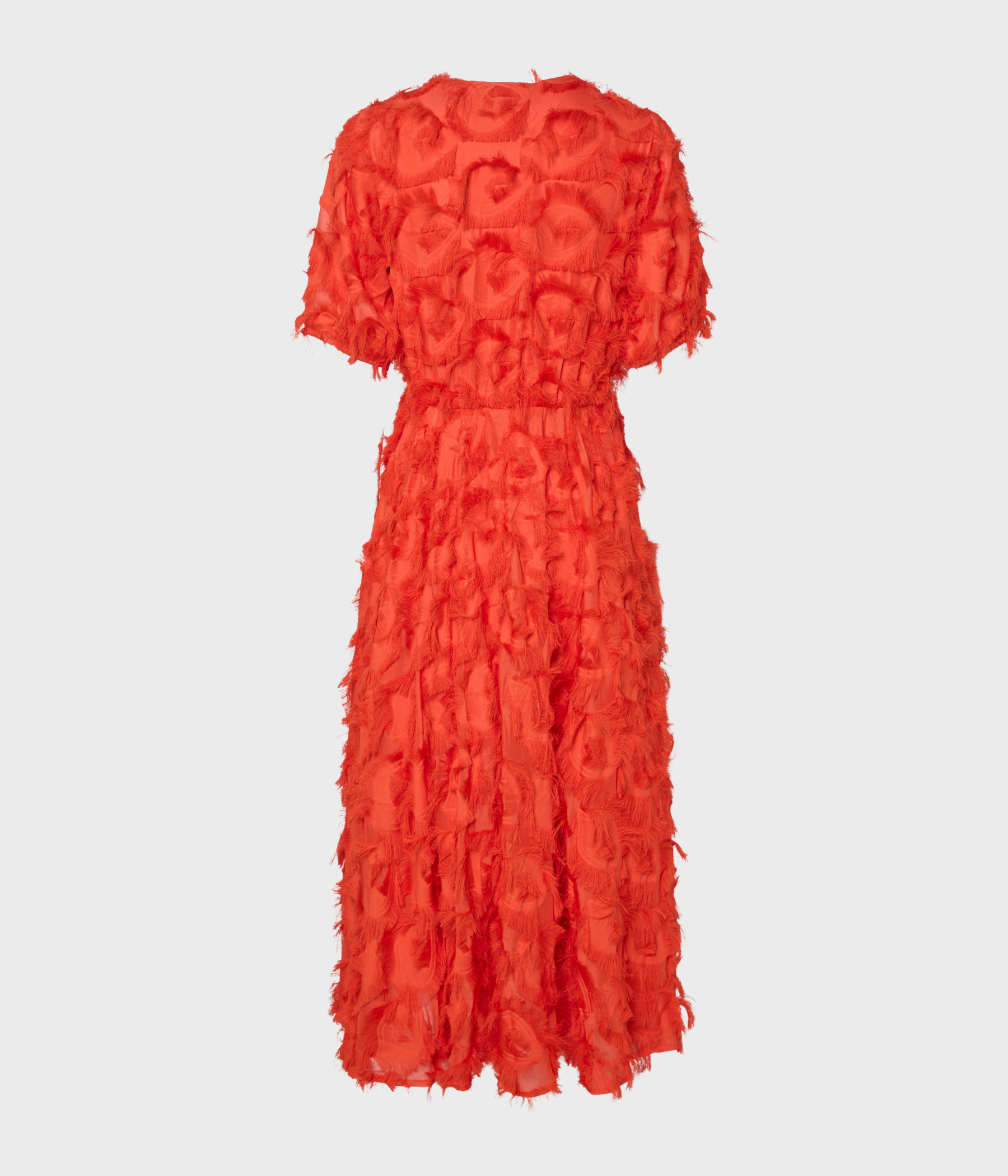 YASPAZYLLA 2/4 MIDI DRESS - (Cherry Tomato)