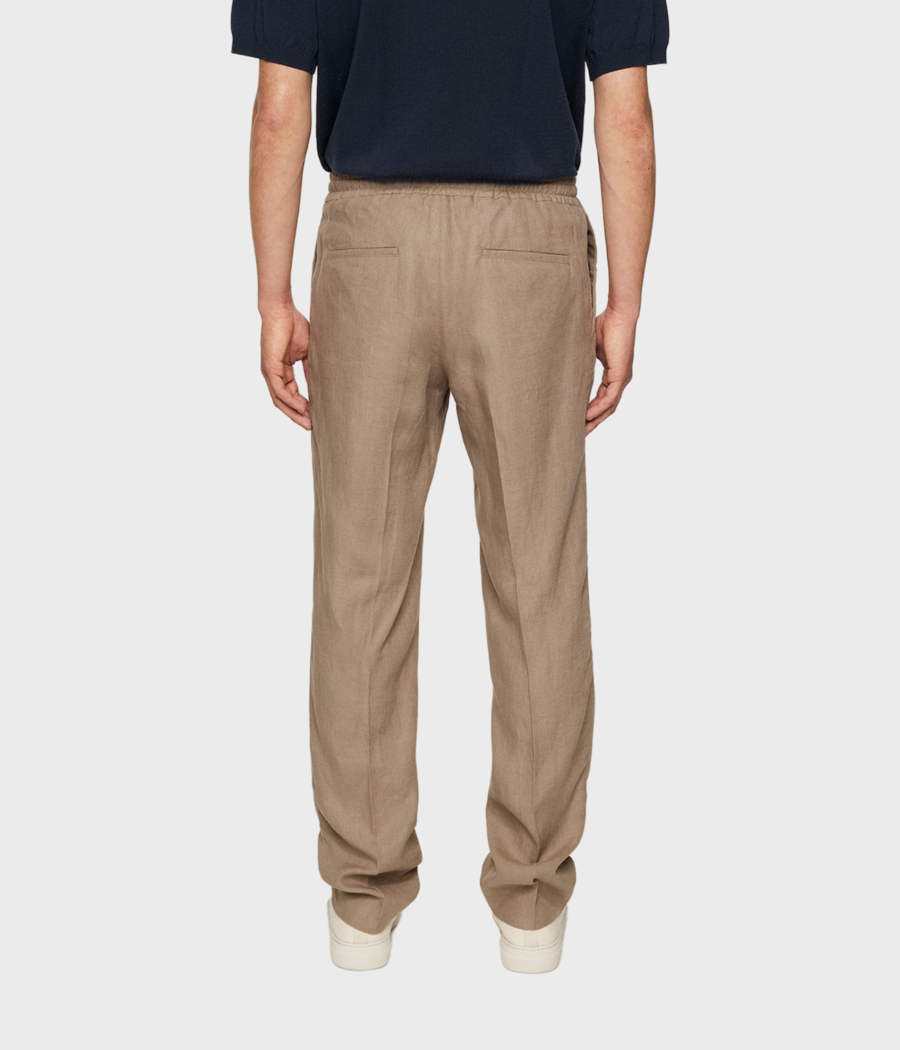 Soren Drape Linen Pants (E066 Sepia Tint)