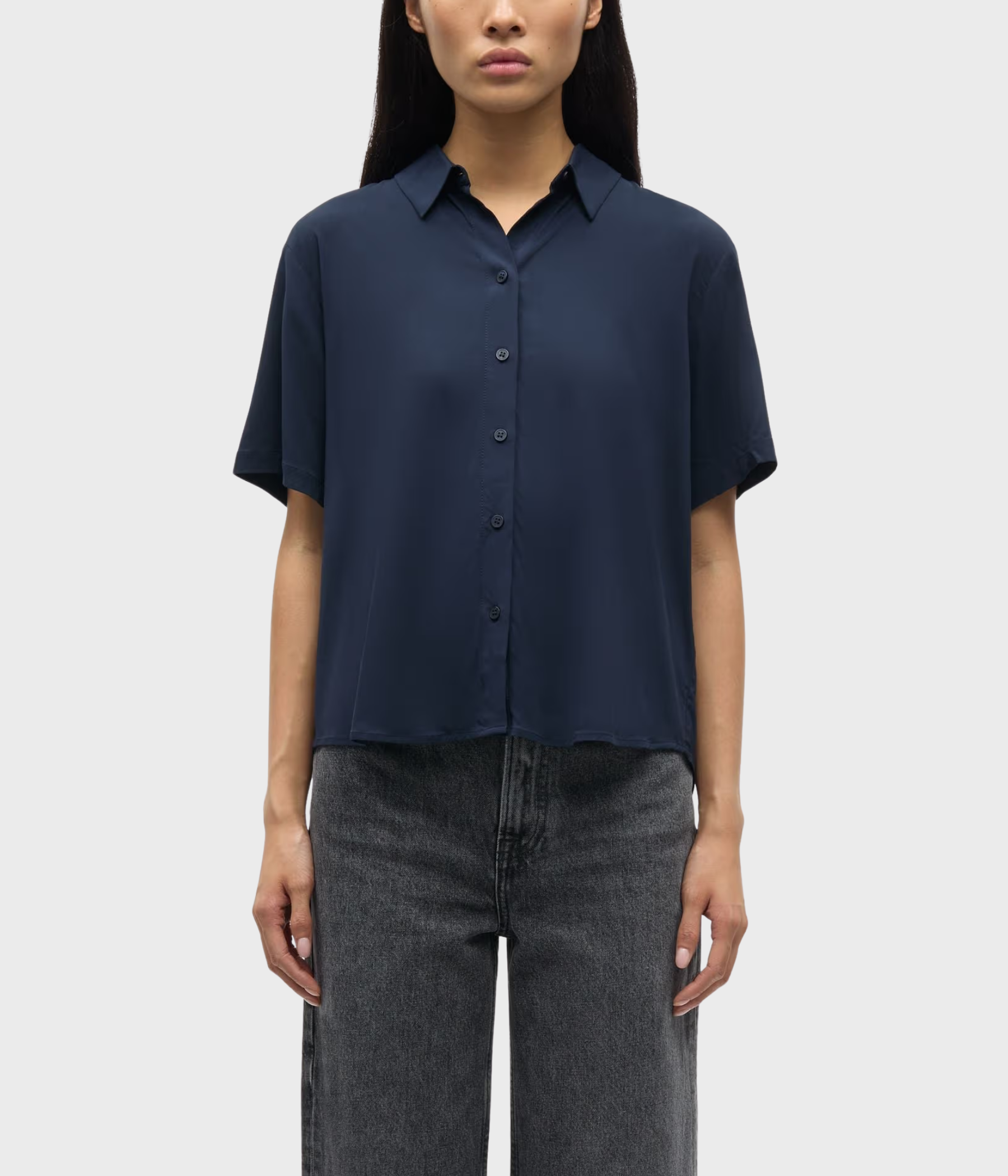 SAMINNA SS SHIRT 9942 (194020TCX DARK SAPPHIRE) - D.O. Design Only