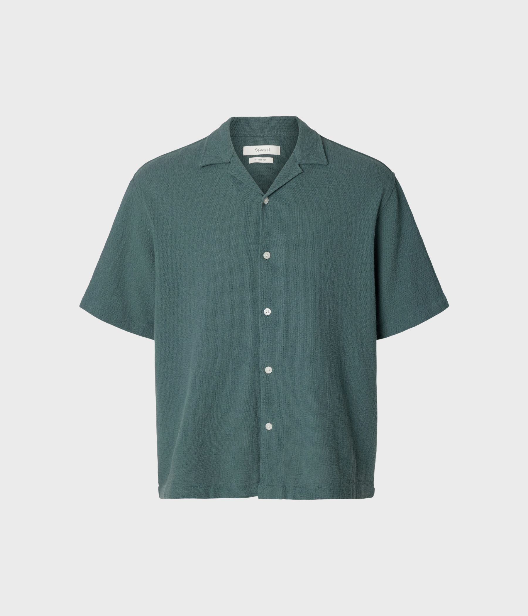 SLHRLXCAL SS SHIRT RESORT (BALSAM GREEN) - D.O. Design Only