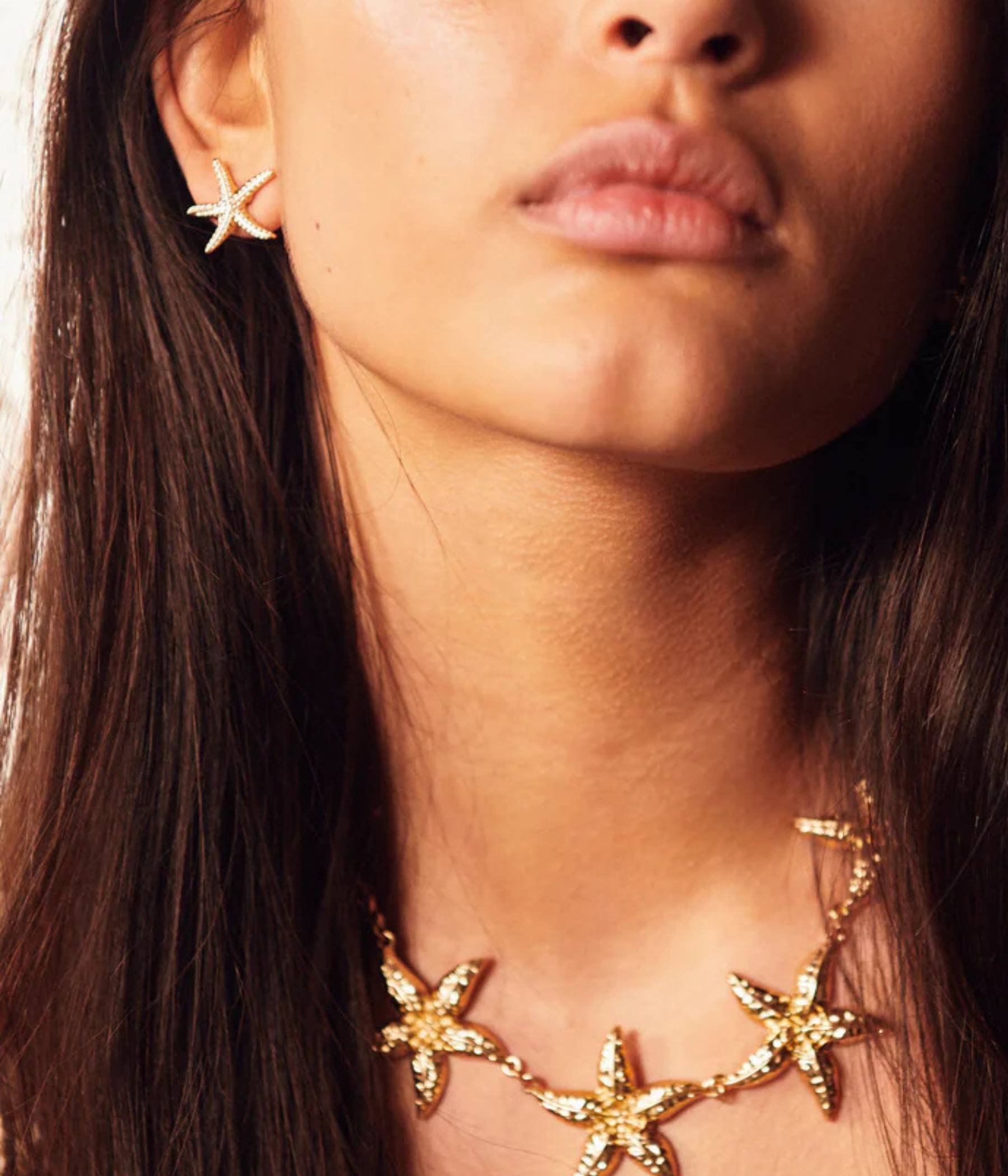 Starfish Studs Gold (Gold)