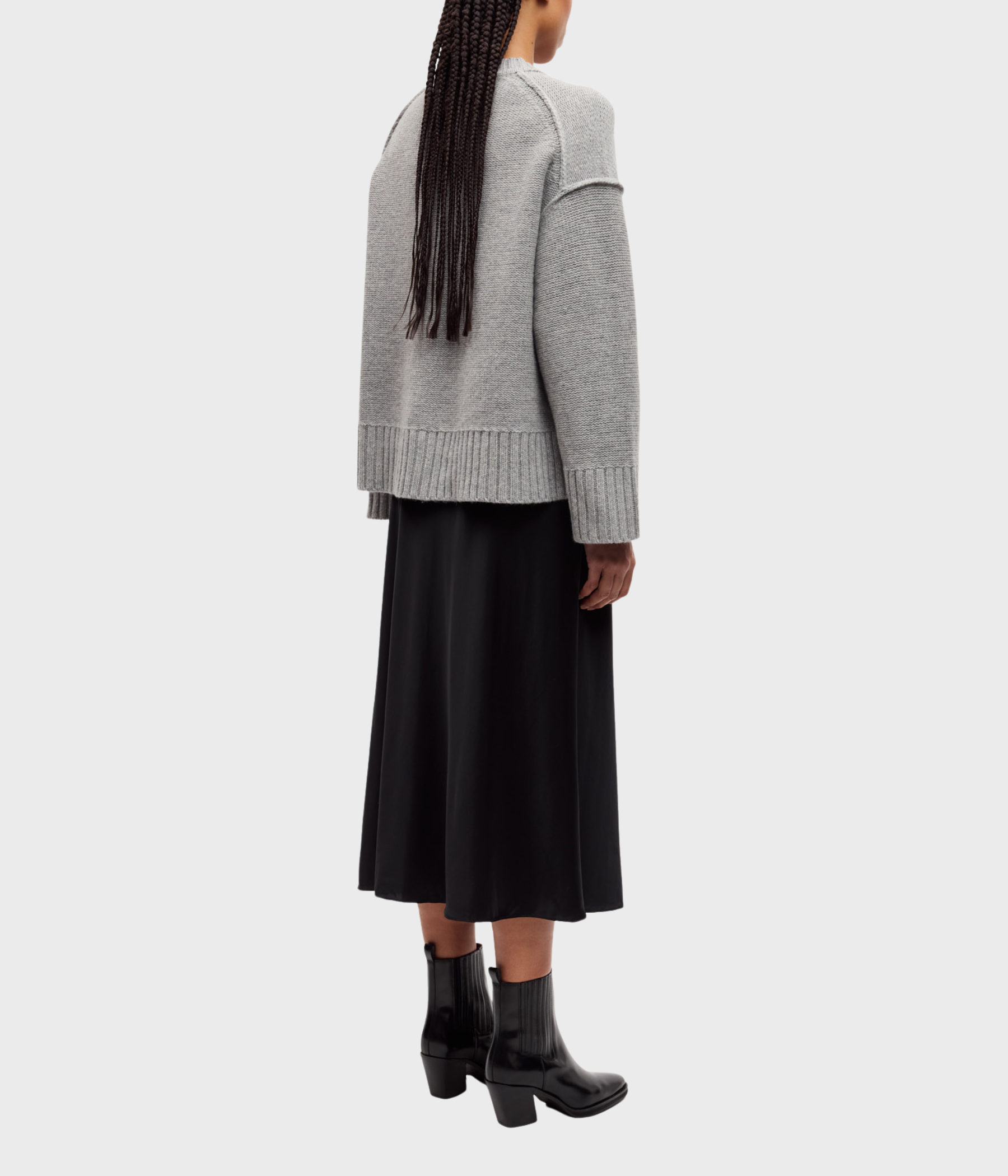 SAKEIKU SAMSØE SWEATER 11250 (CLR000337 GREY MEL.)