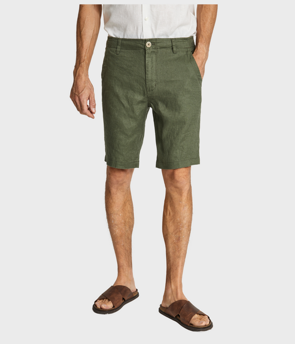BS Abel Regular Fit Shorts (Army)