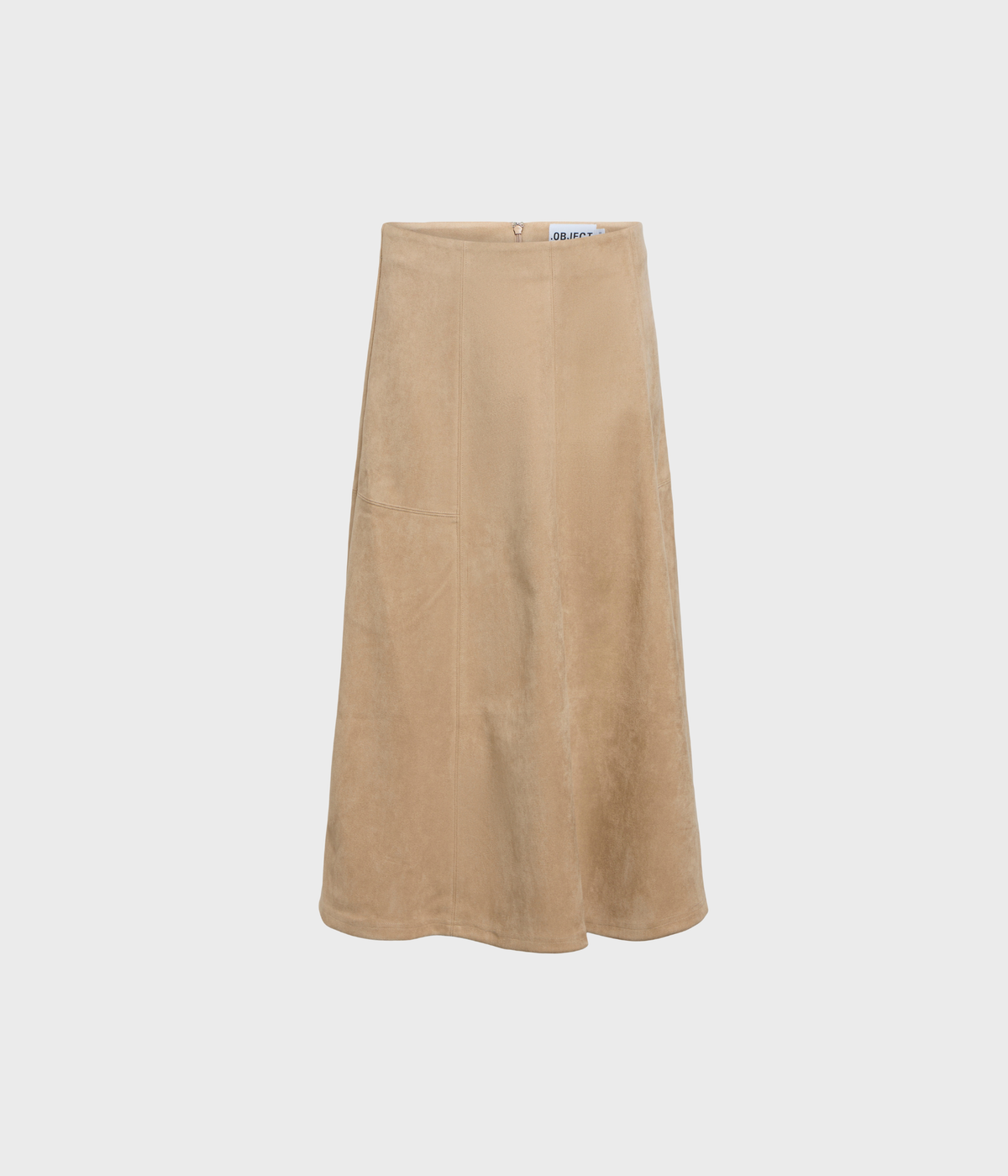 Objdenna Mw Midi Skirt E Aw Fair 26 (Humus)