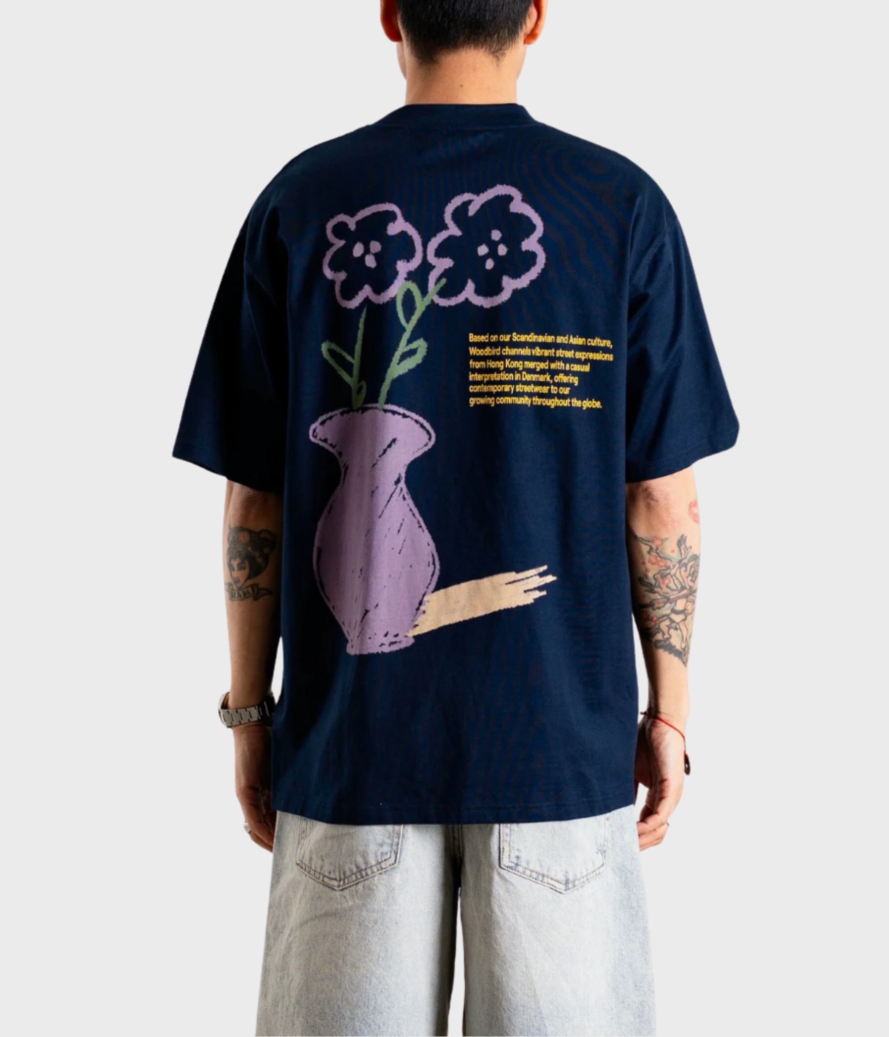 Wbbaine Cray Tee (Navy)