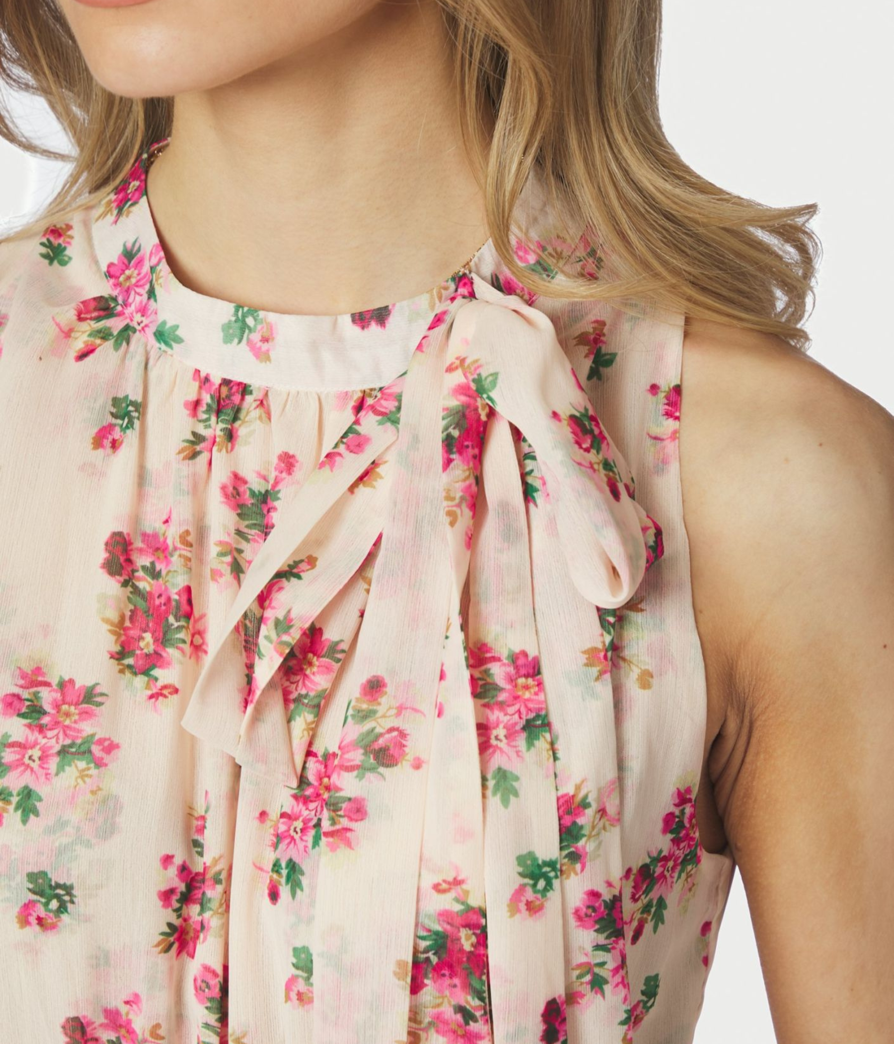 Marli Amazing Chiffon Rose Dress (165 Rose)