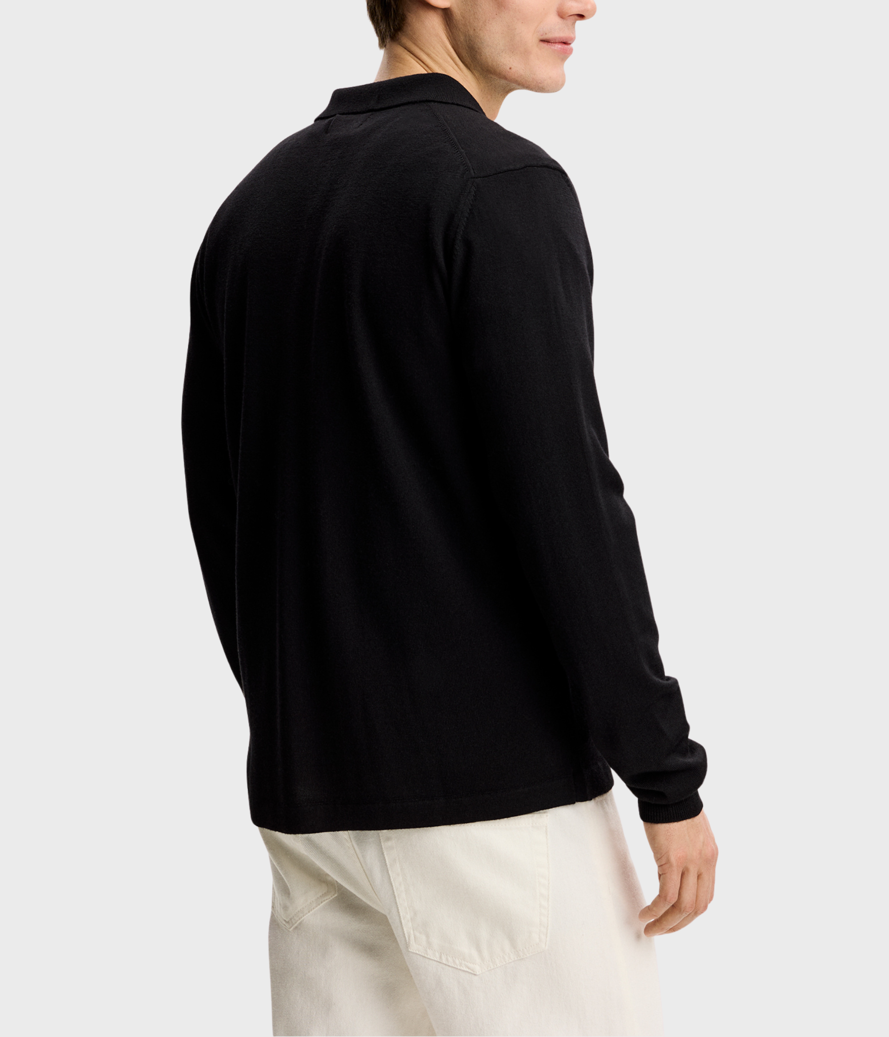 Kaleb Merino Cardigan (9999 Black)