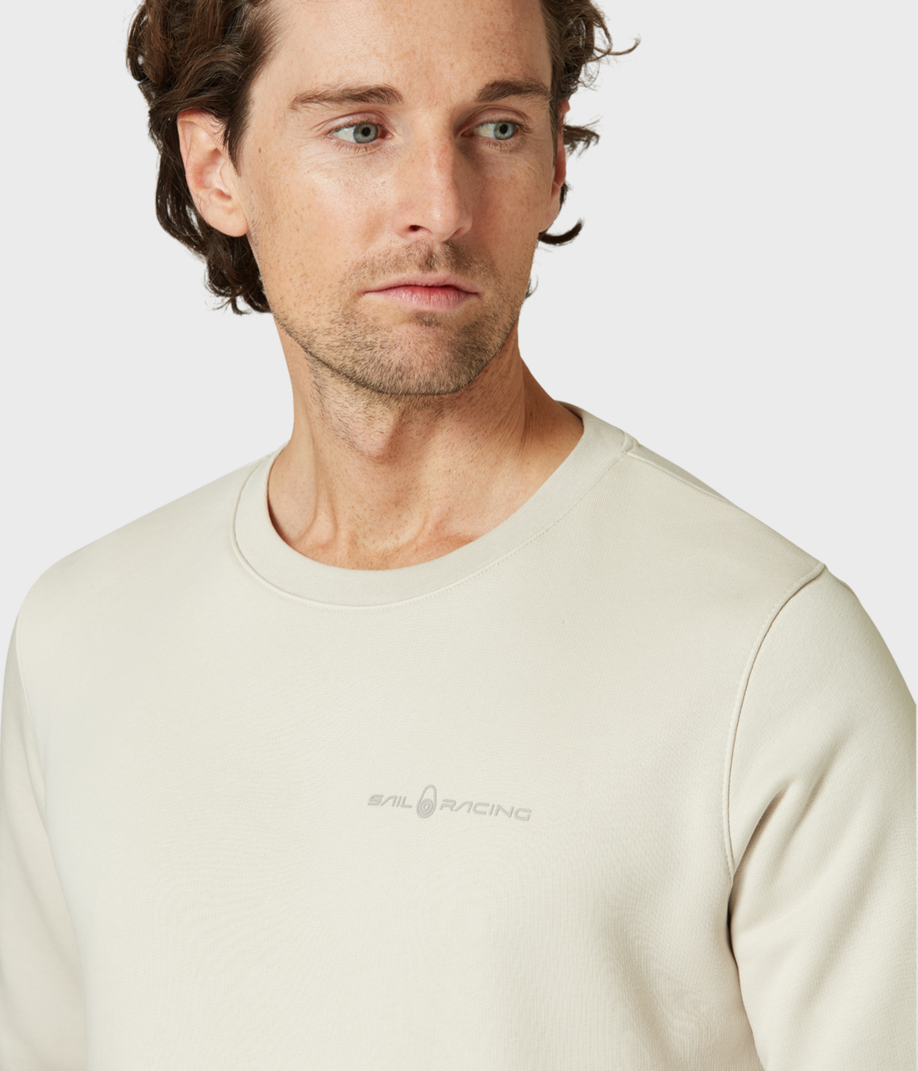 BOWMAN LOGO SWEATER (116 ECRU)