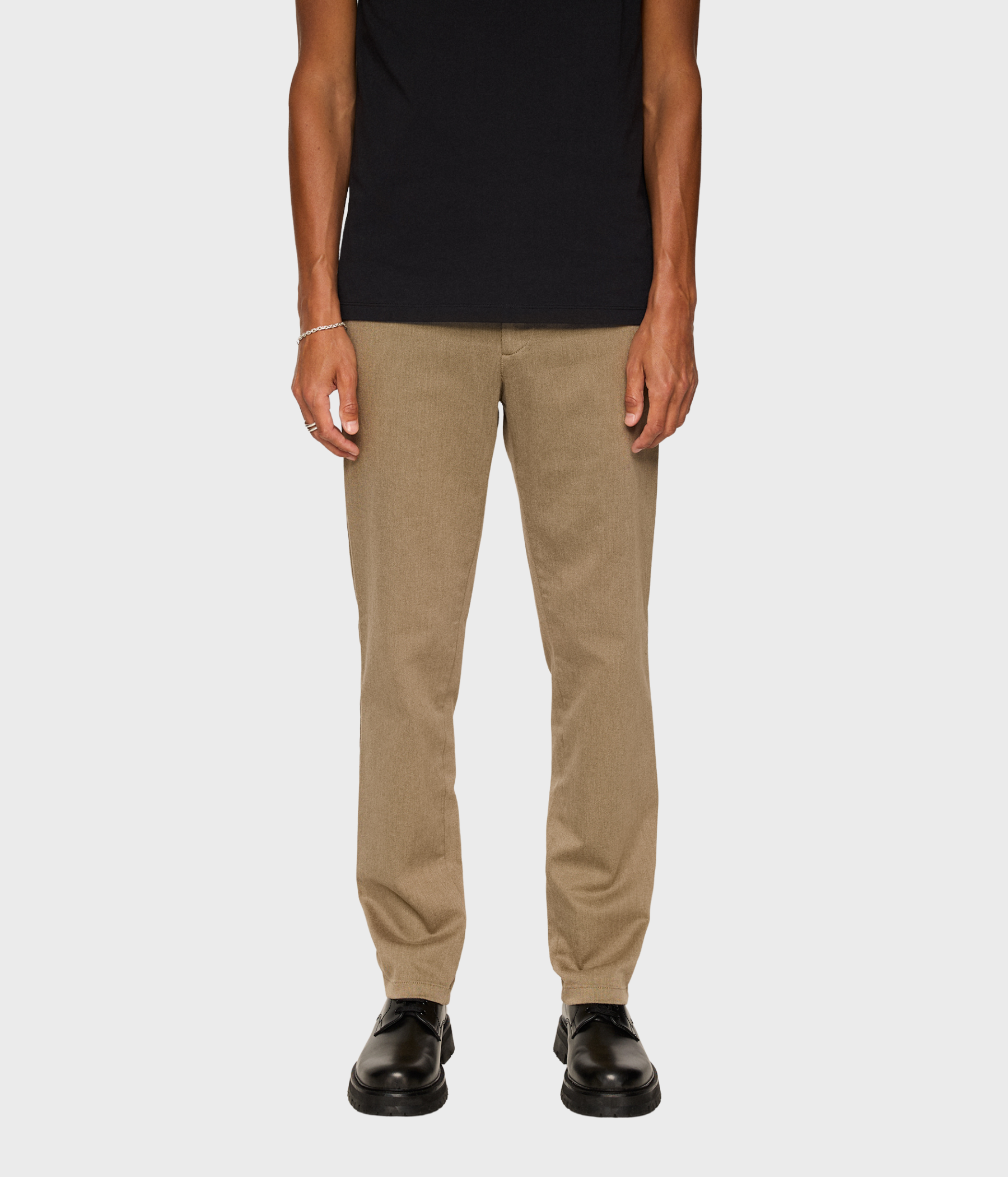 Ched Flannel Twill Pants. (E066 Sepia Tint)