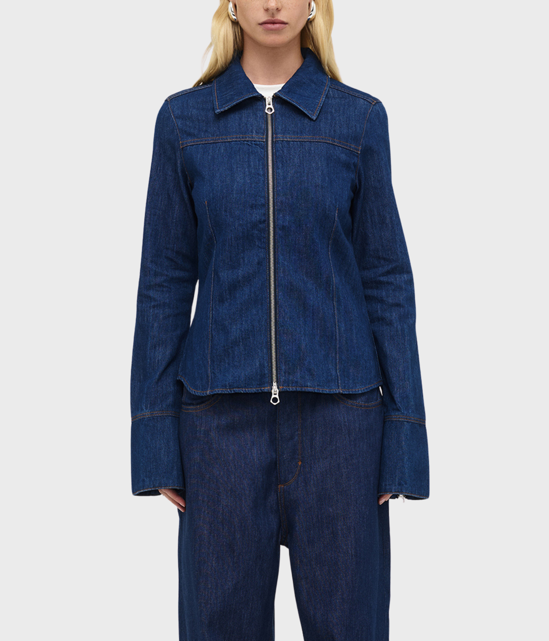 MUSE ZIP JACKET (038 RAW INDIGO)