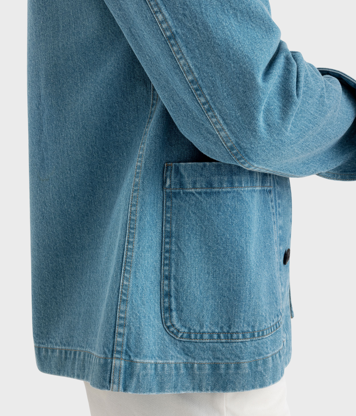 Fornello Denim Overshirt (609 Light Denim)