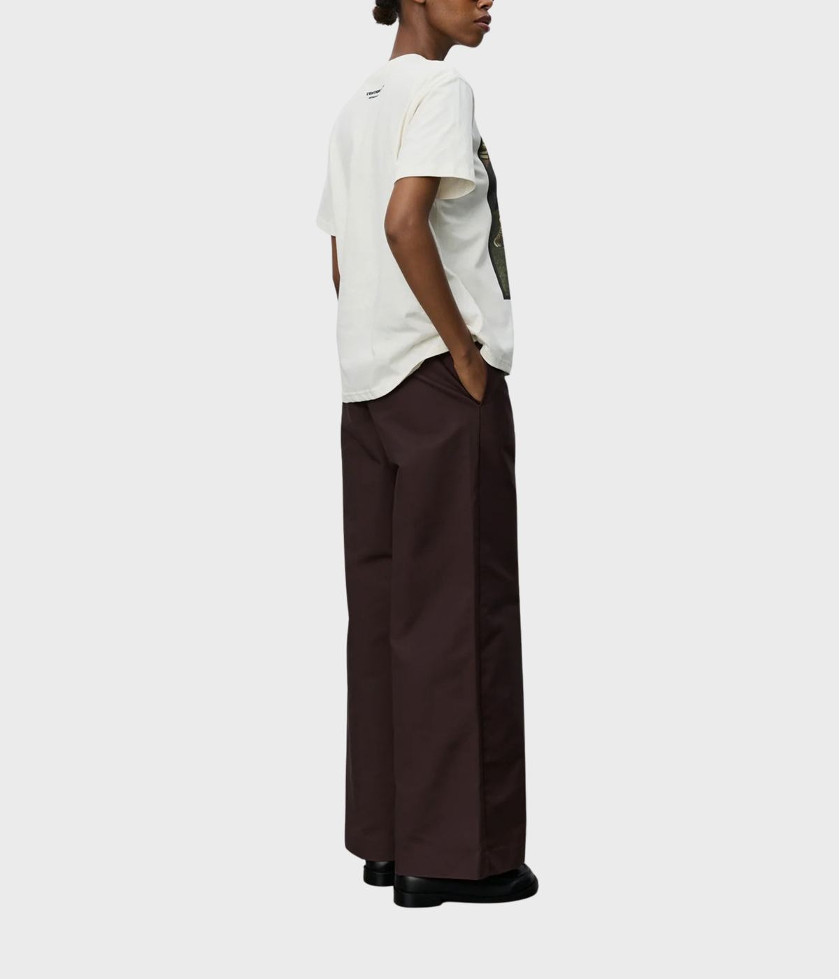 Riversw Printed Boxy T-Shirt (0101 Off white)