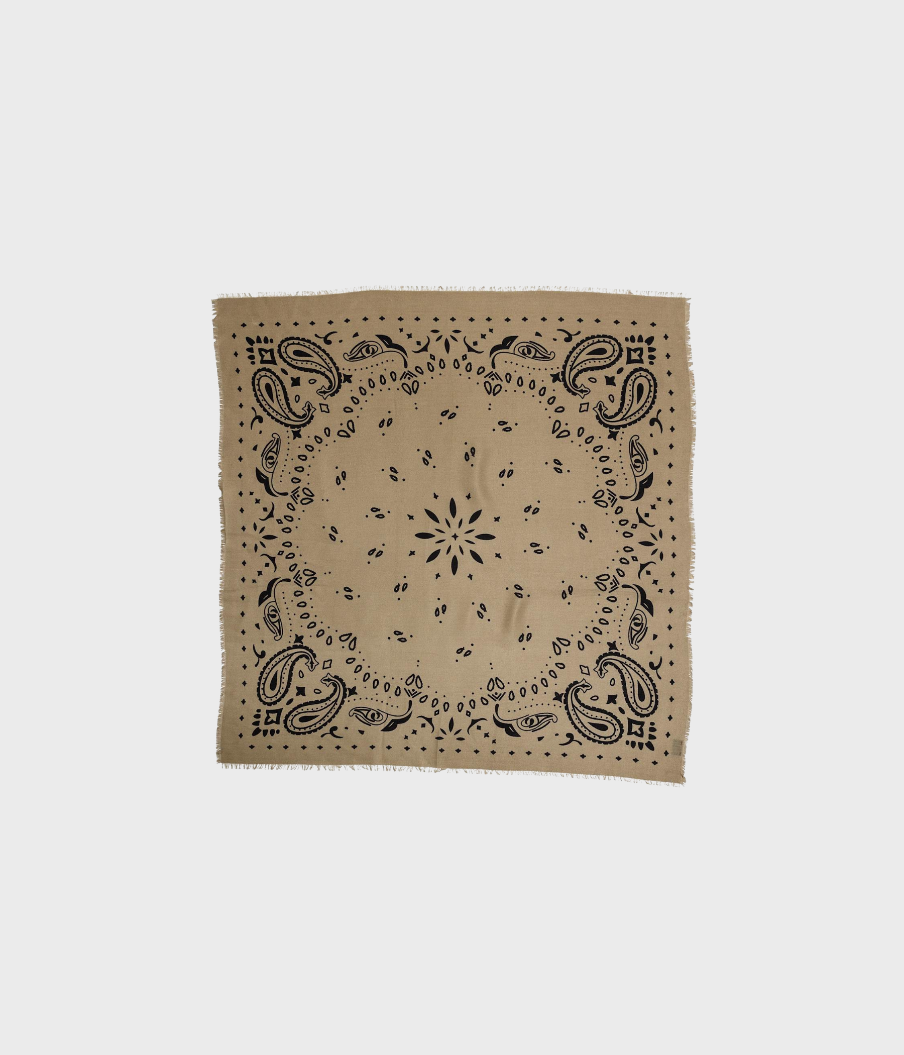 Paisley Big Scarf (Khaki)