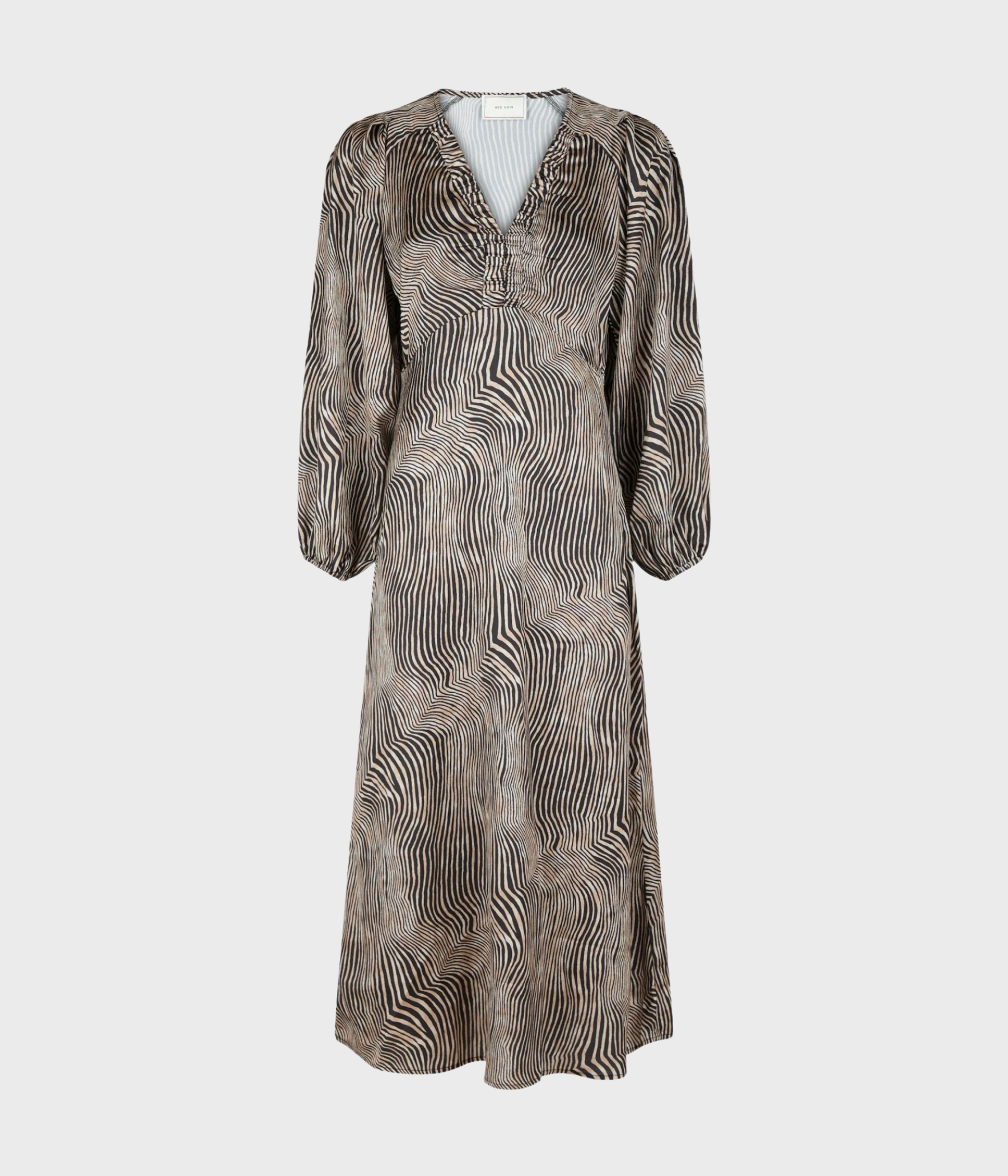 Isobel Floating Wave Dress (125 Dark Sand)