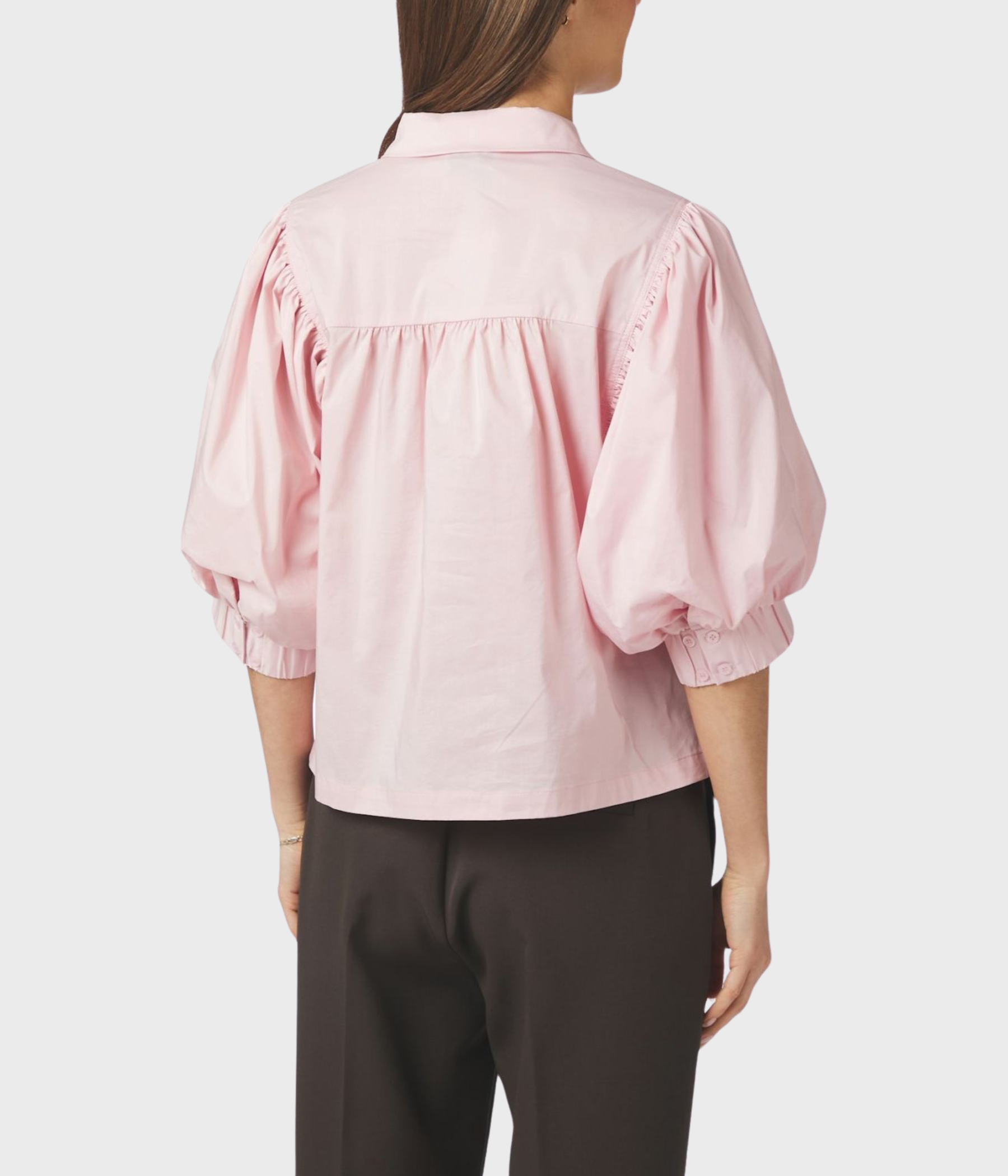 Etta Poplin Shirt (165 Rose)